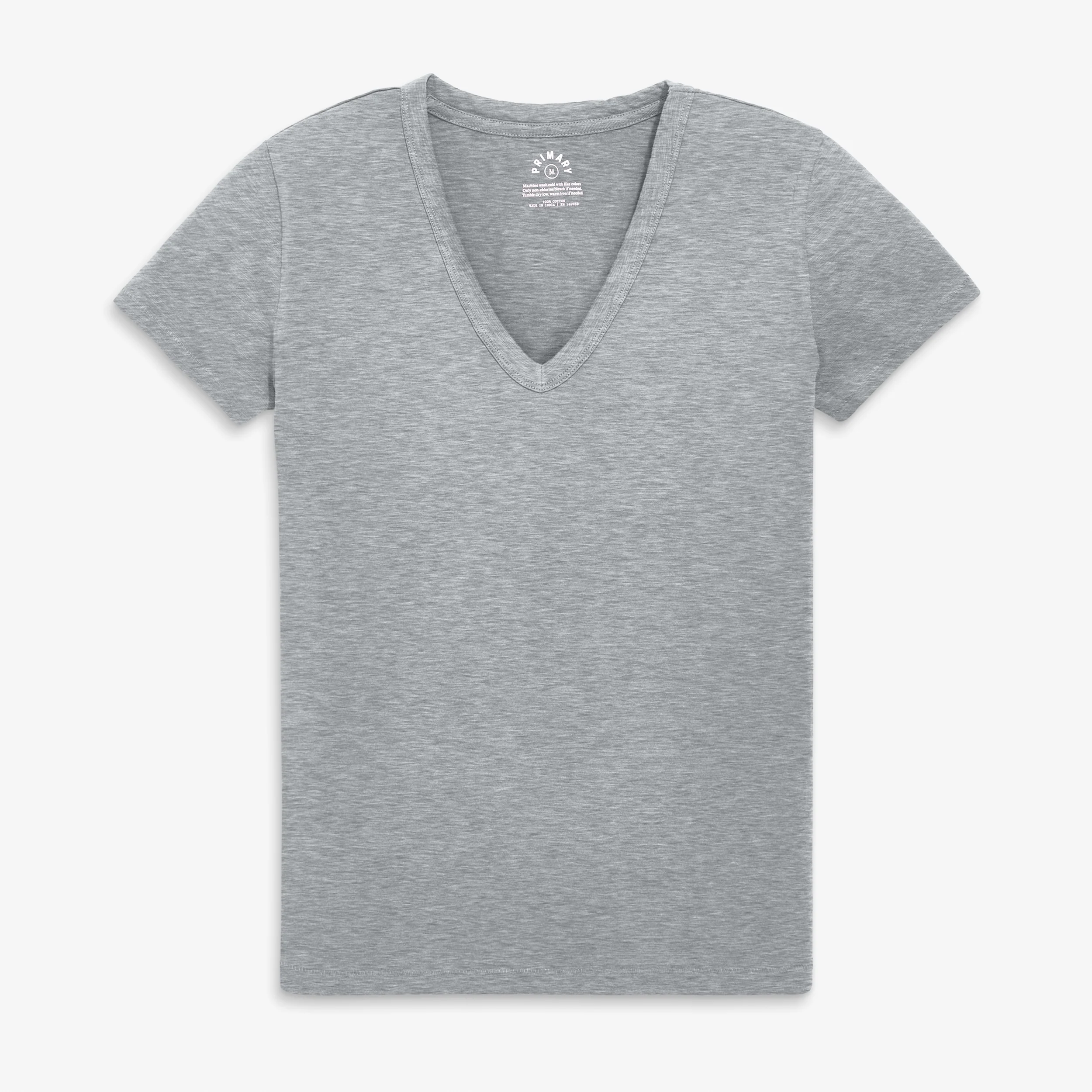 Adult classic slub v-neck tee (women's fit) - Image 3