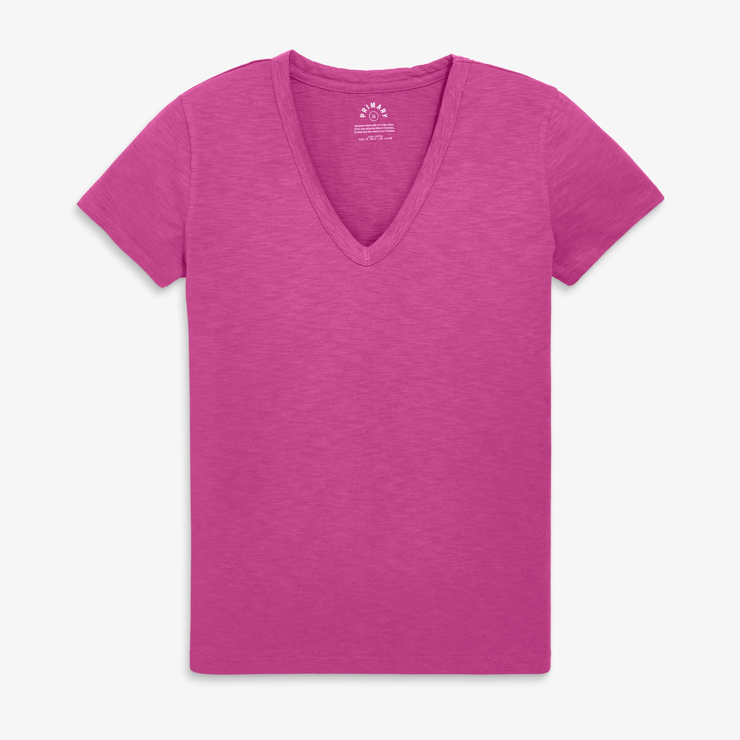 Adult classic slub v-neck tee (women's fit) - Image 4