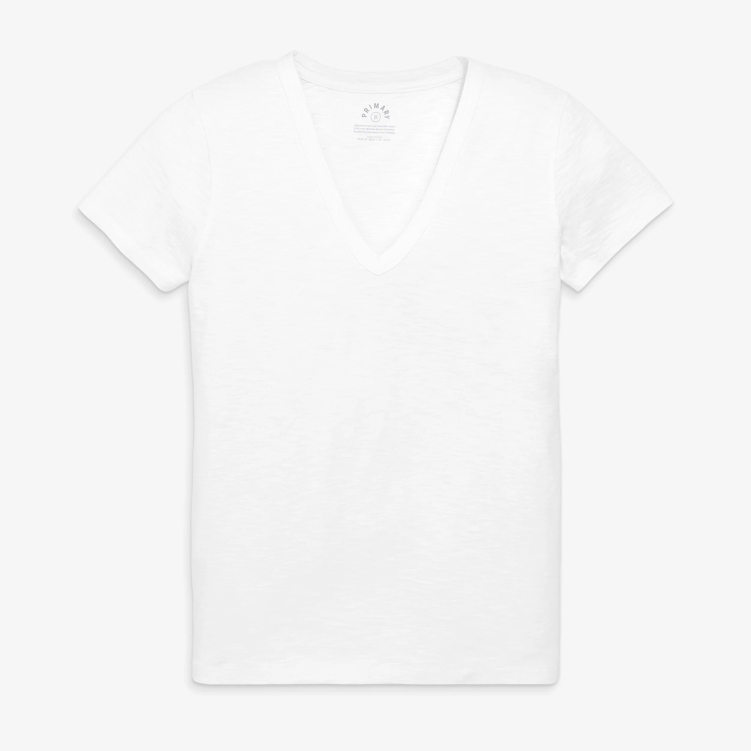 Adult classic slub v-neck tee (women's fit) - Image 5