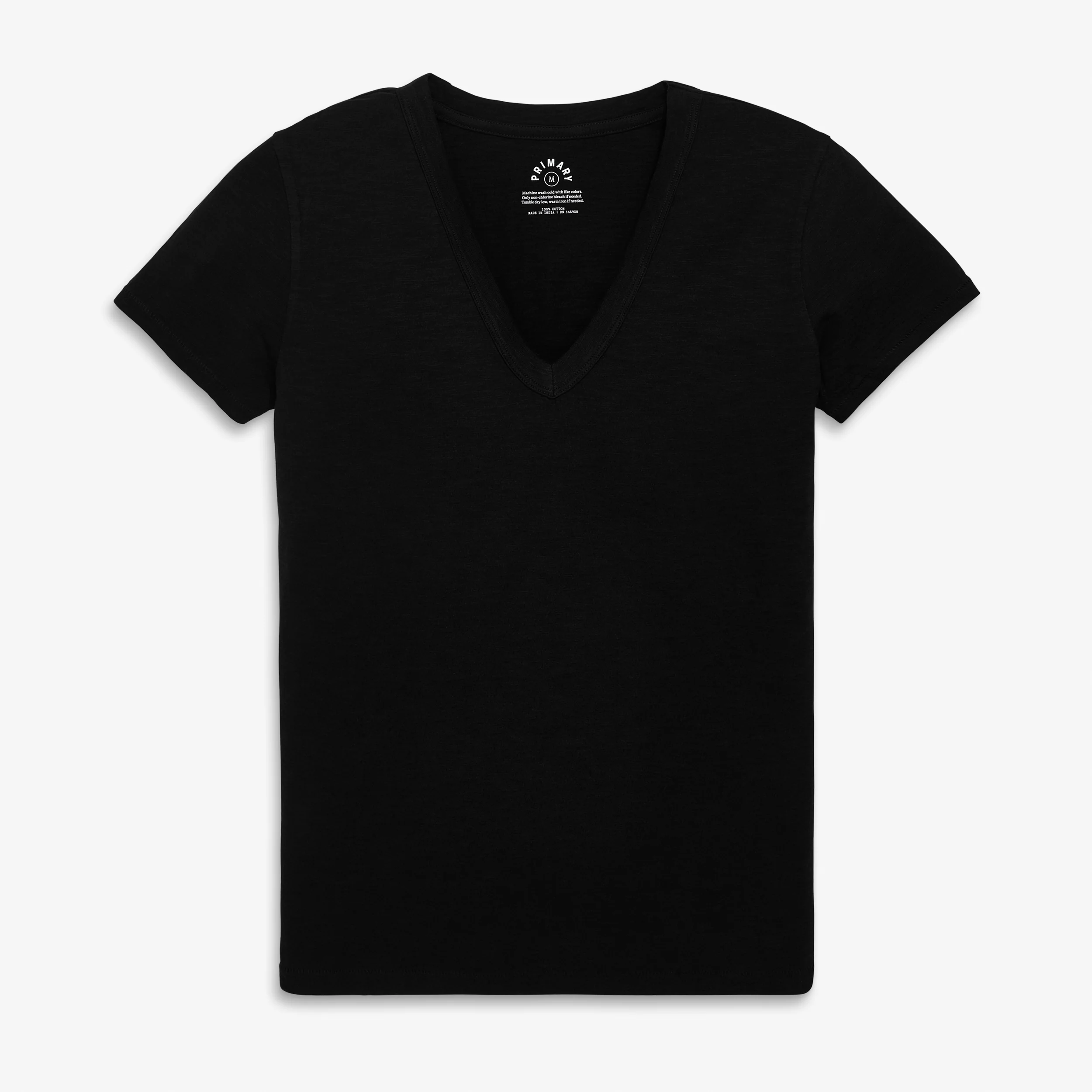 Adult classic slub v-neck tee (women's fit) - Image 6