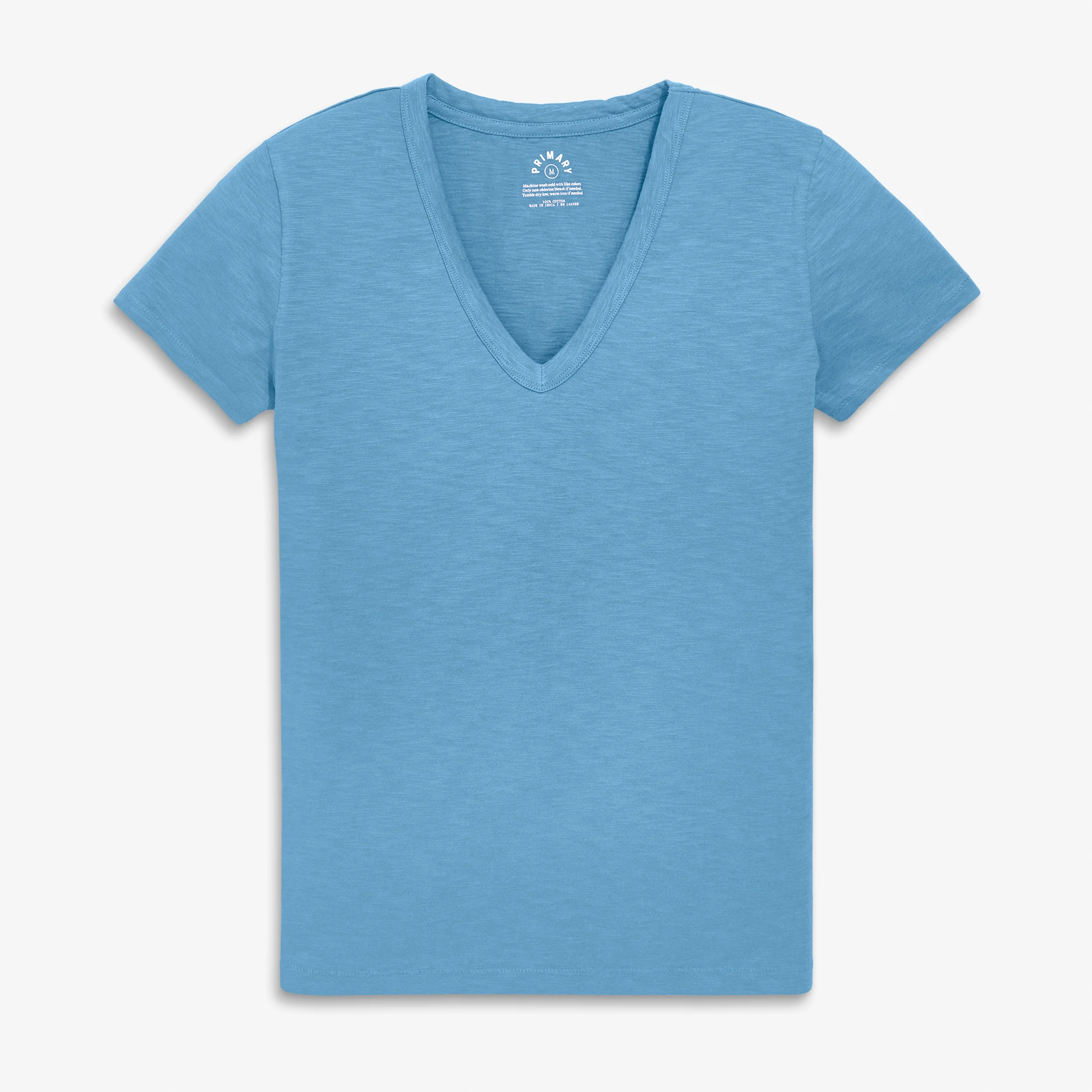 Adult classic slub v-neck tee (women's fit) - Image 9