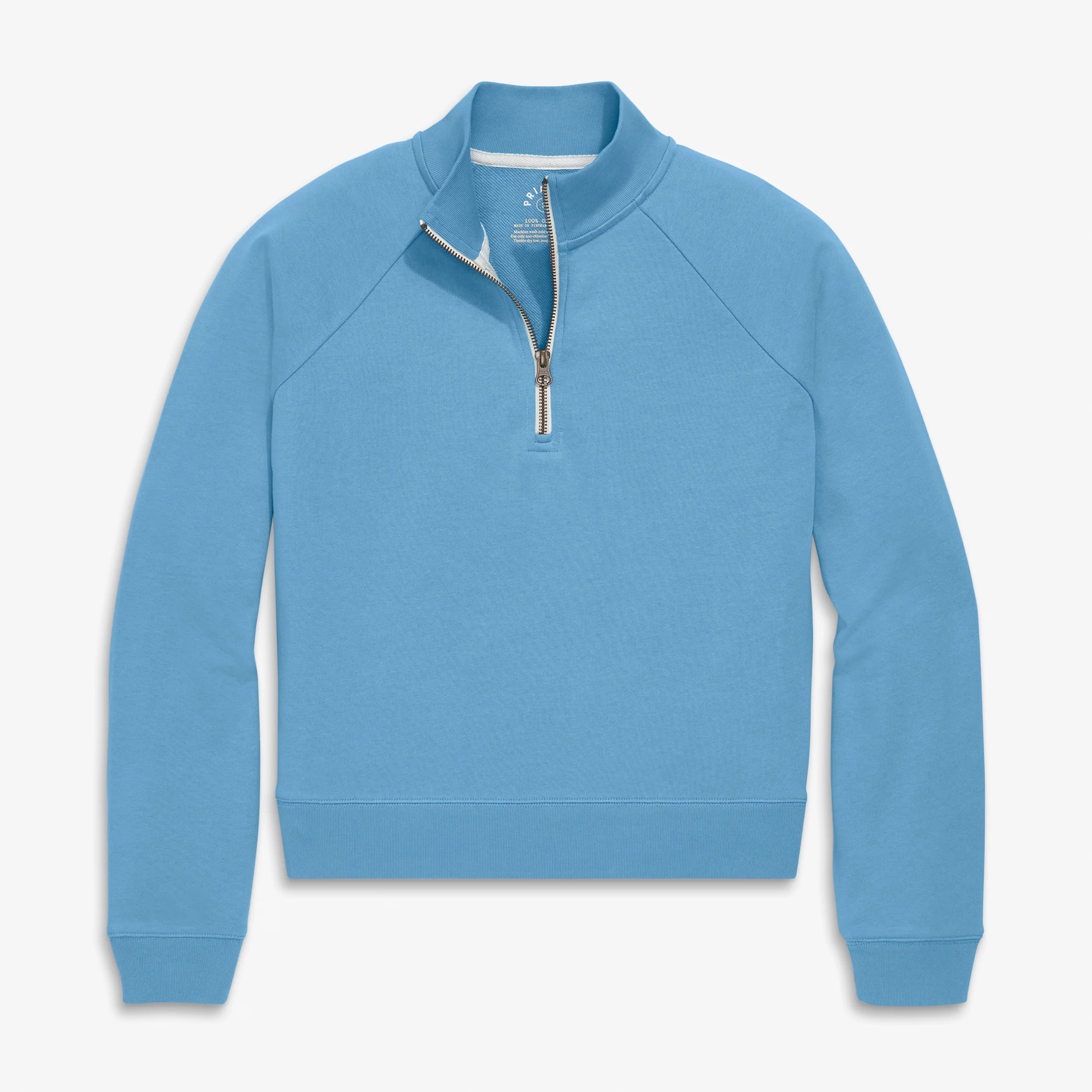 Adult half-zip crop sweatshirt (women's fit) - Image 3