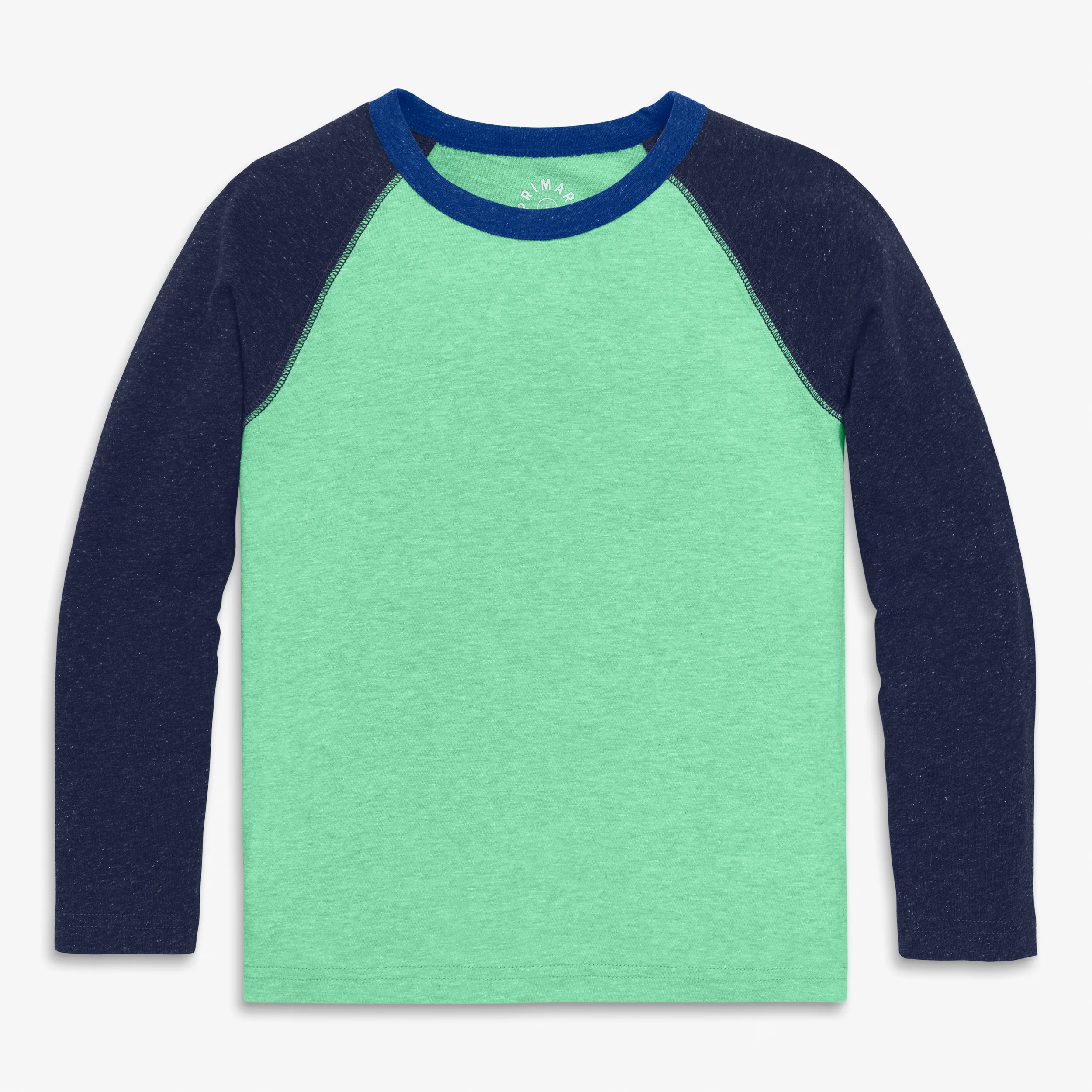 Kids heathered long sleeve baseball tee - Image 6
