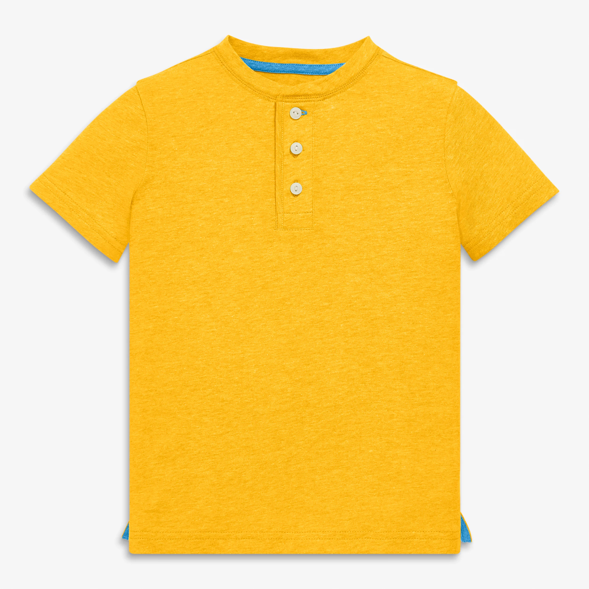 Kids heathered henley tee - Image 7