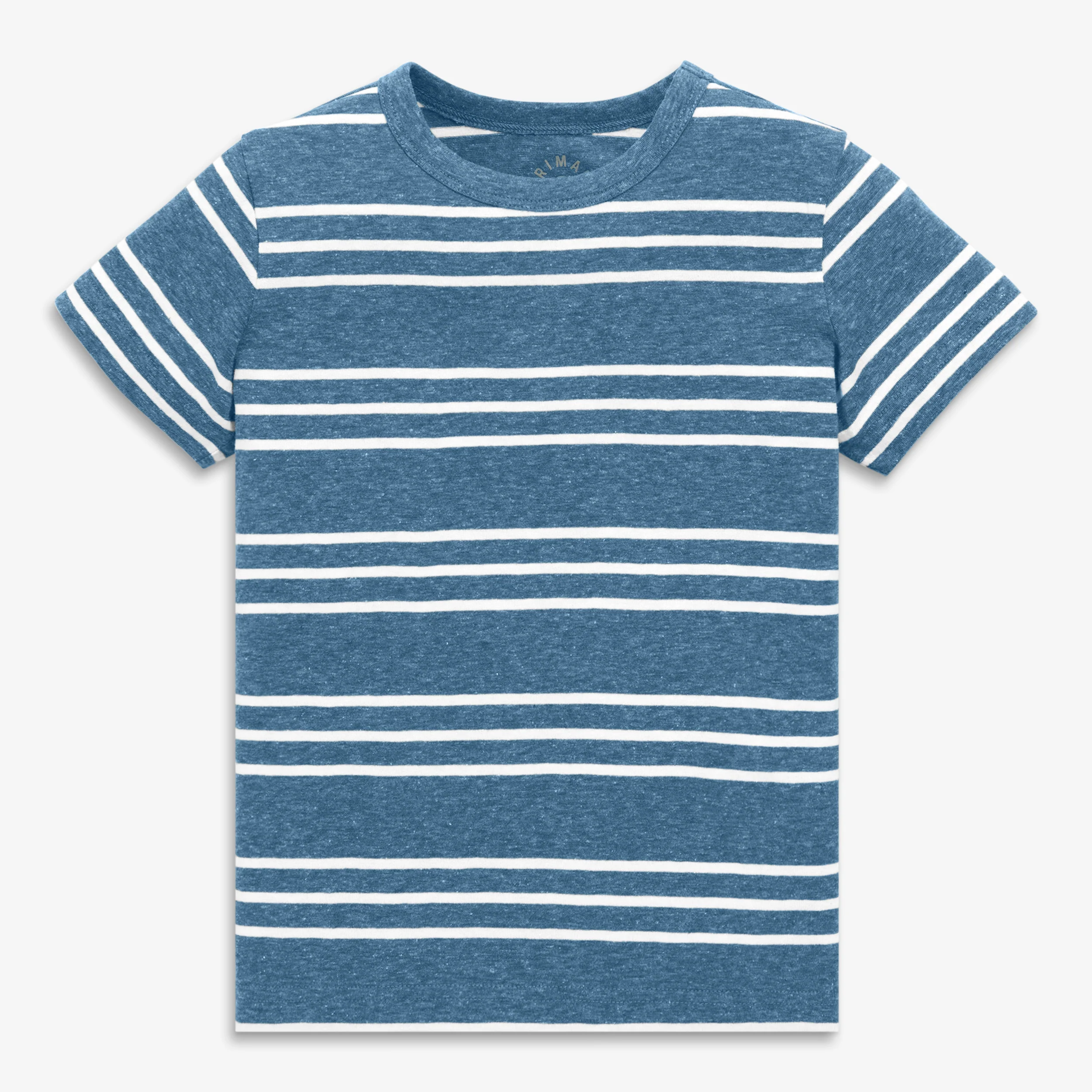 Kids heathered tee in stripe - Image 2