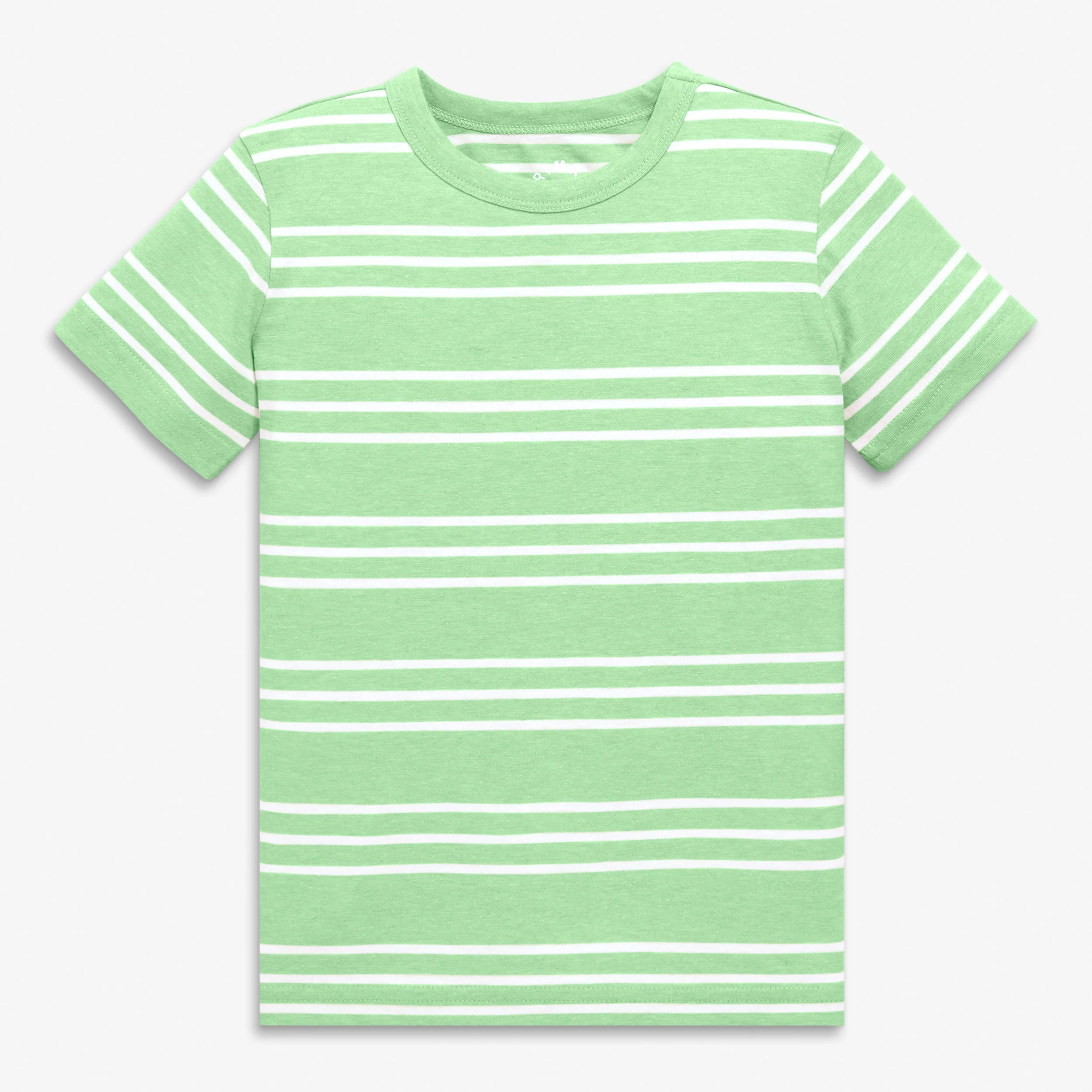 Kids heathered tee in stripe - Image 3