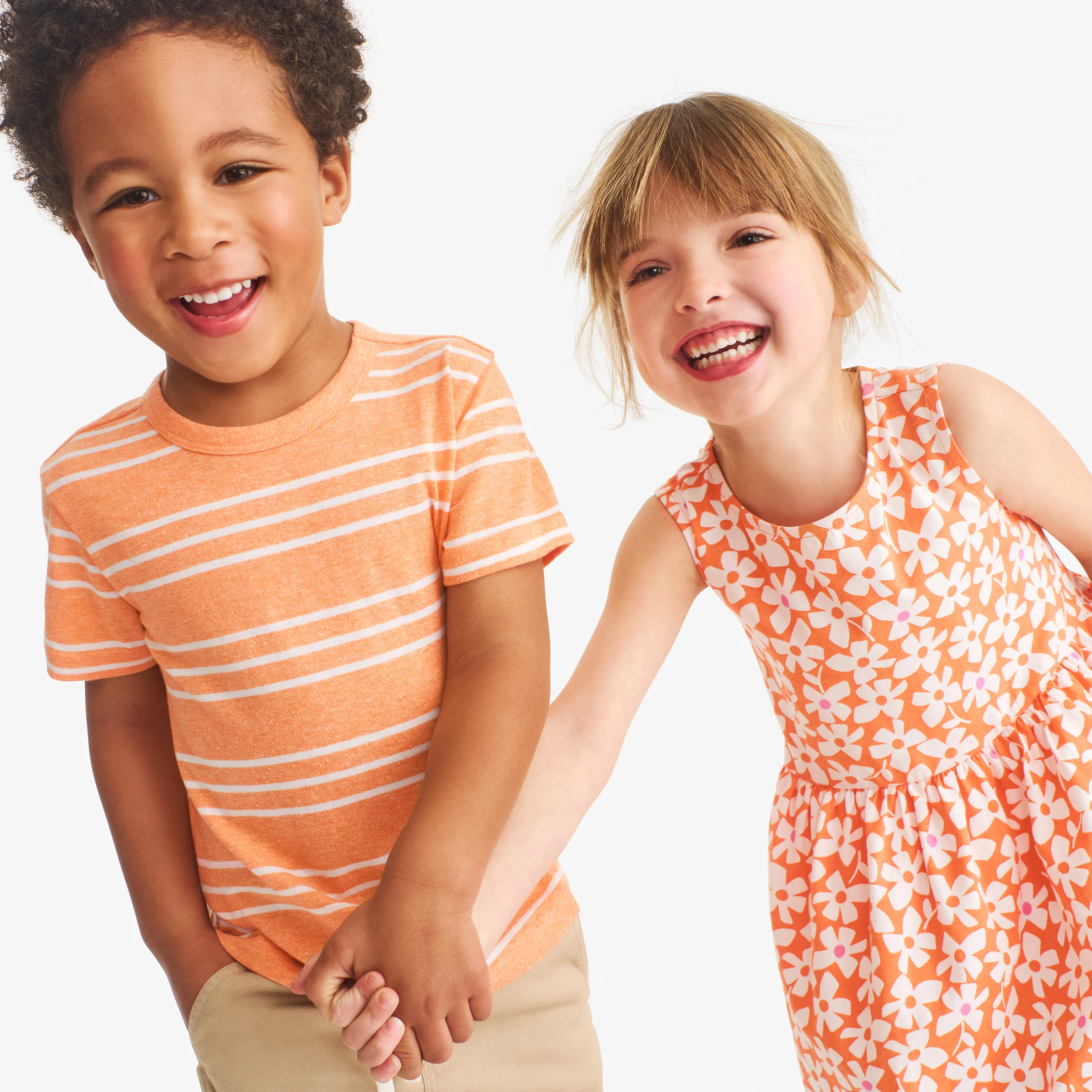 Kids heathered tee in stripe - Image 7