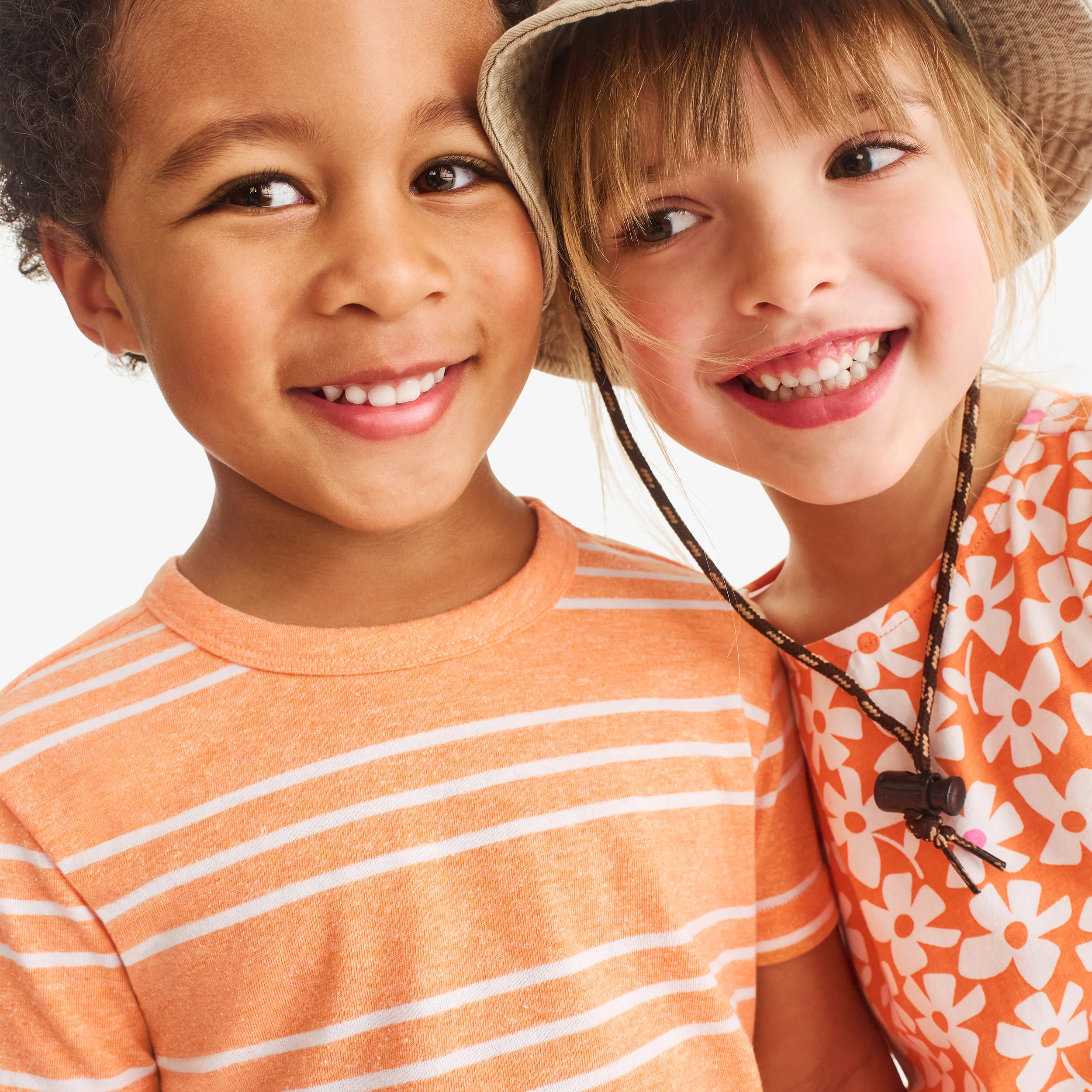 Kids heathered tee in stripe - Image 8