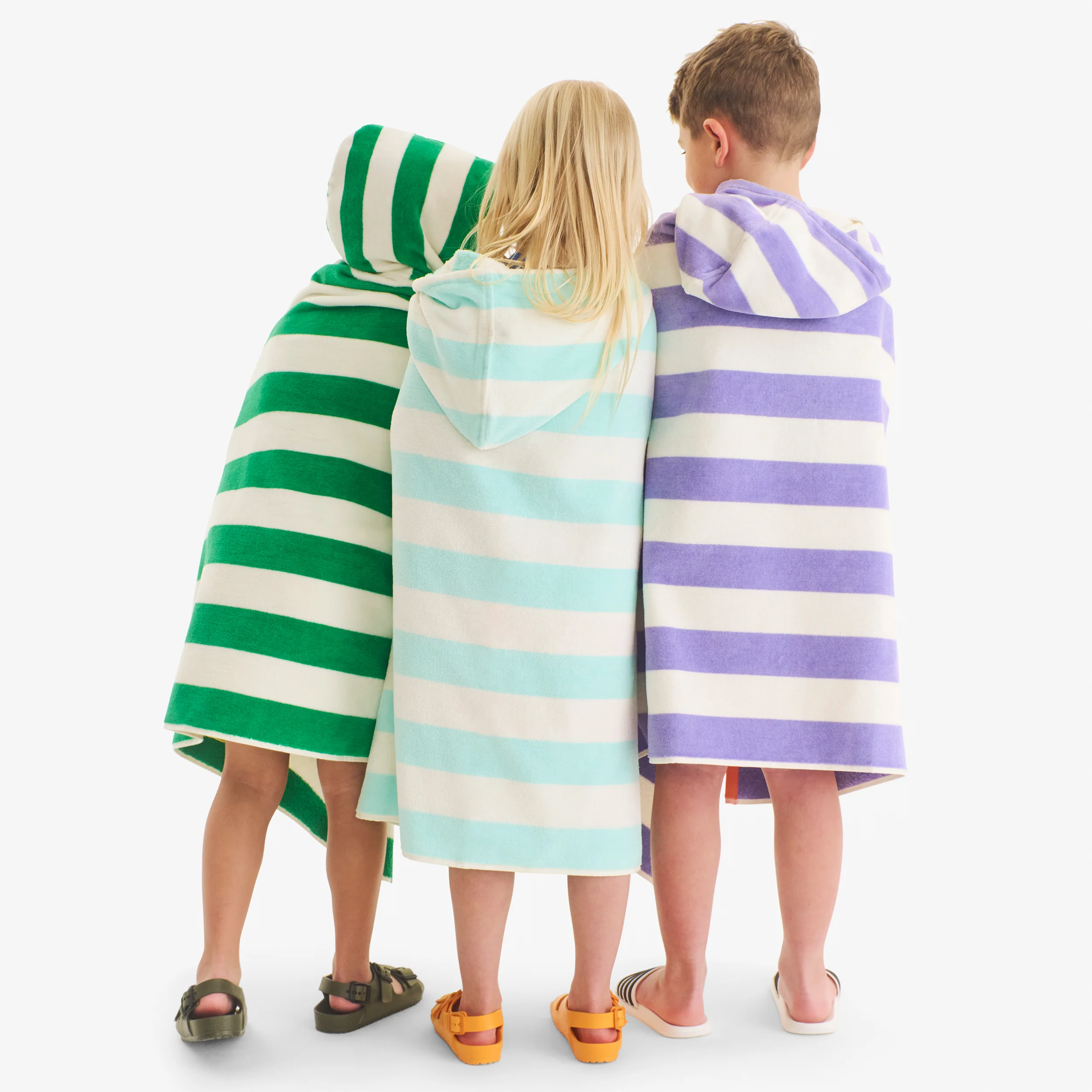 Kids stripe hoodie towel - Image 13