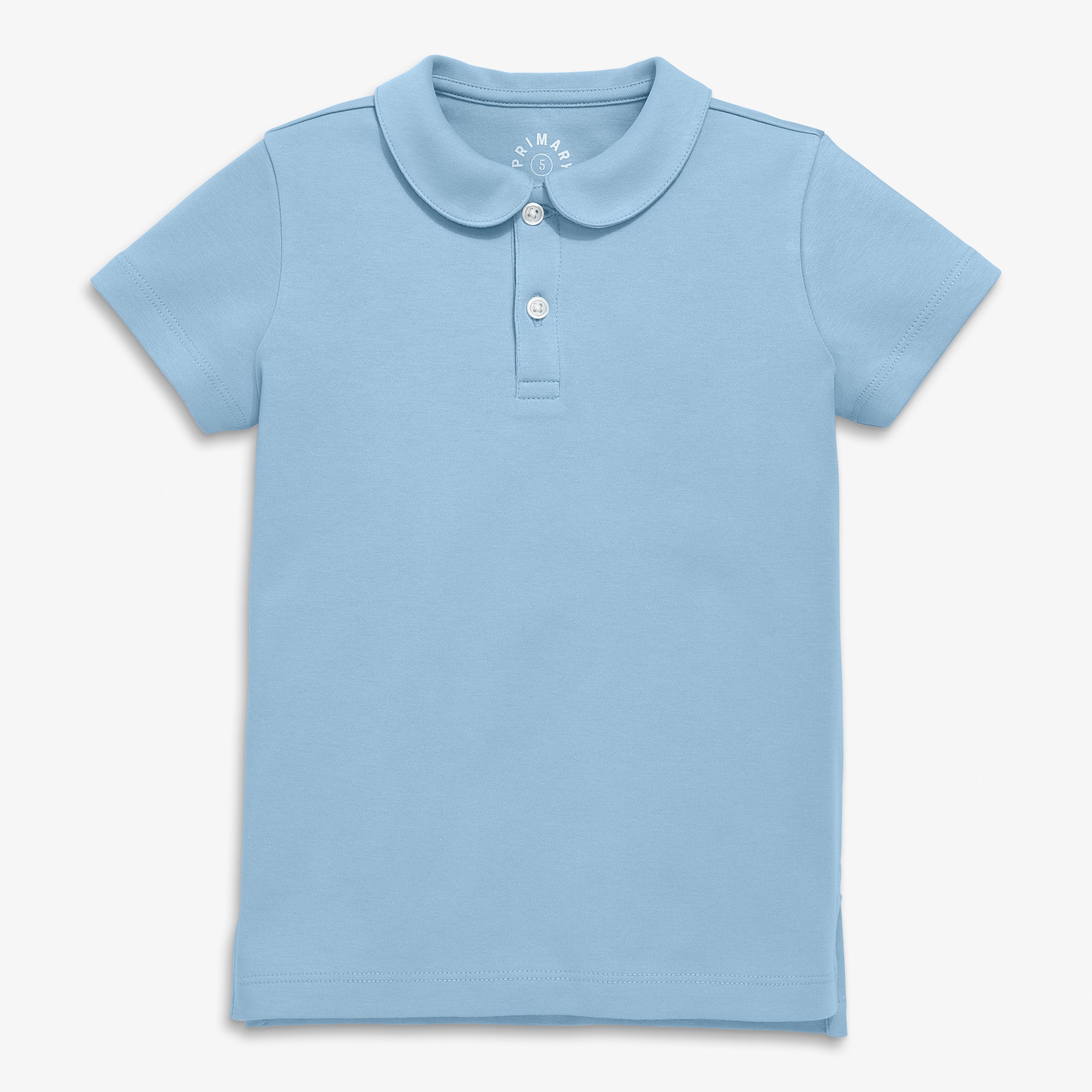 Kids short sleeve peter pan polo