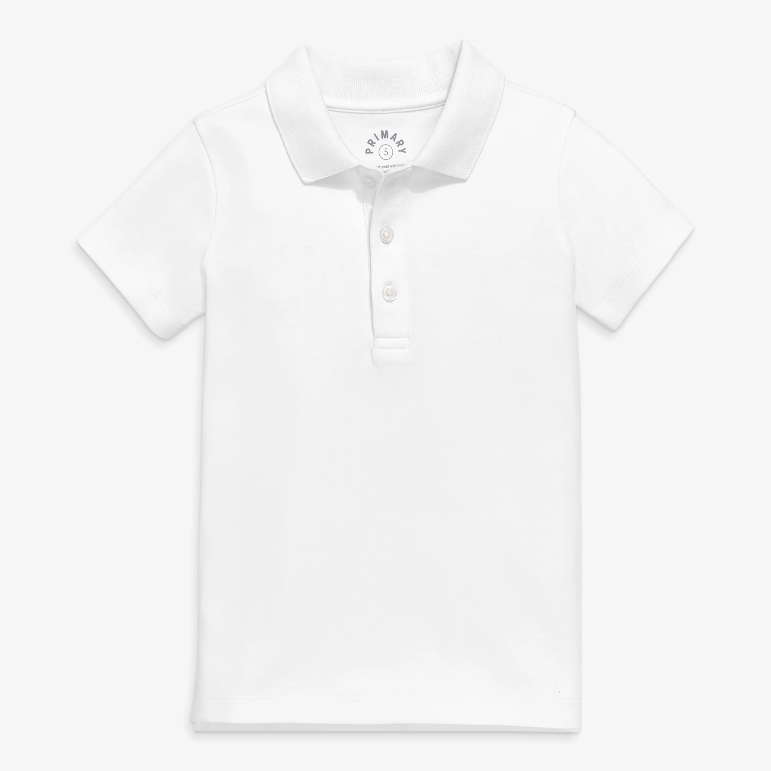 Kids slim short sleeve interlock polo - Image 2