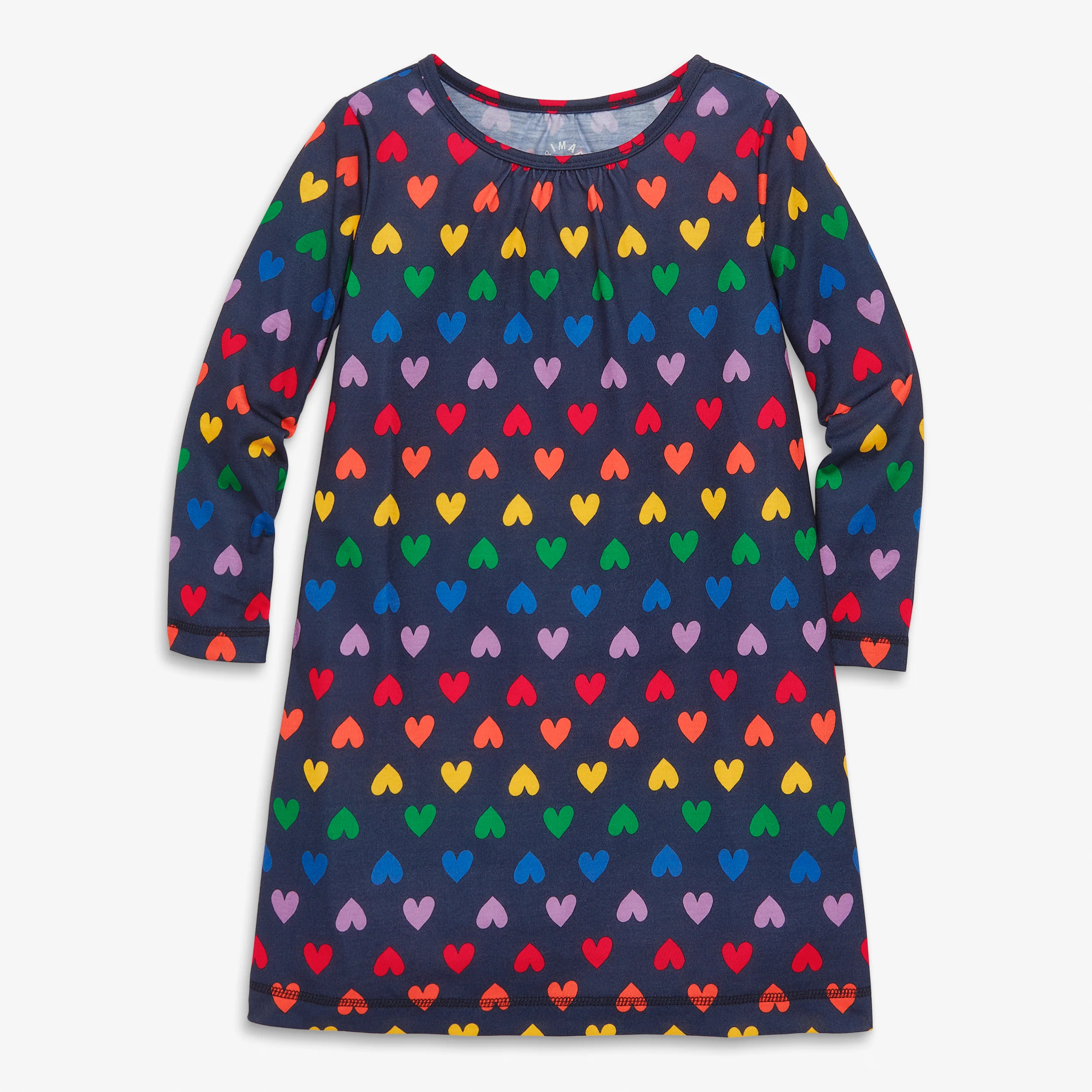 Clearance kids nightgown in cutout hearts