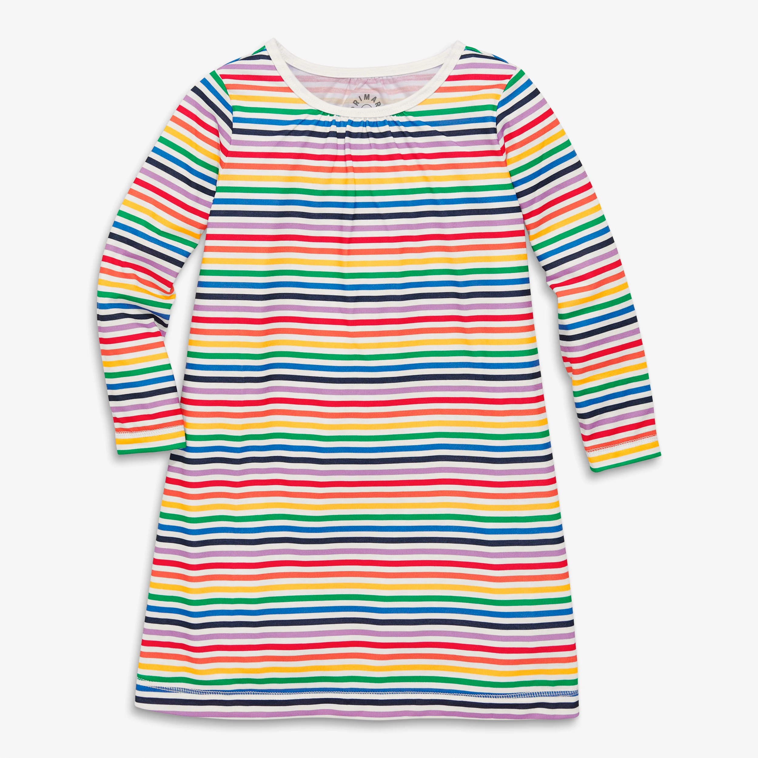 Clearance kids nightgown in rainbow stripe