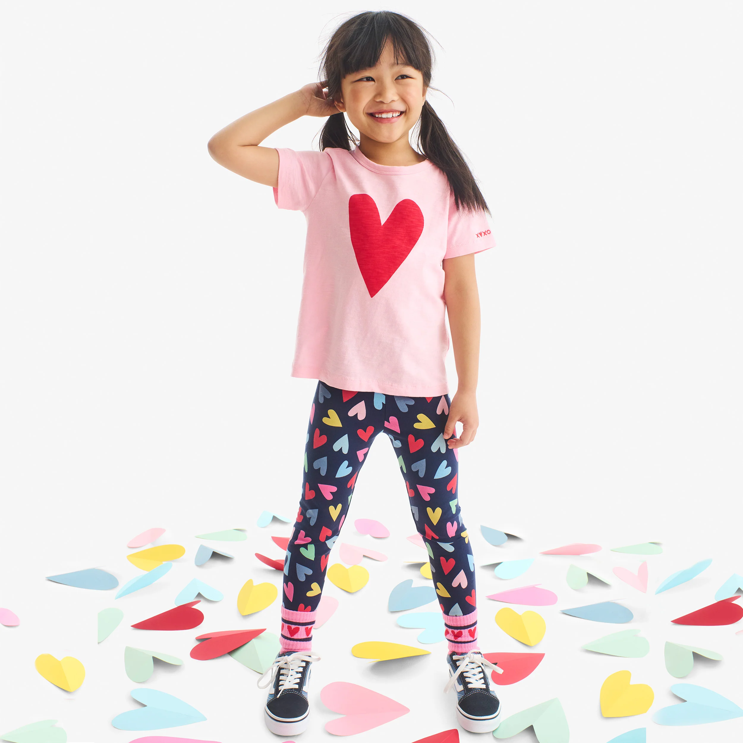 Kids heart athletic socks - Image 7