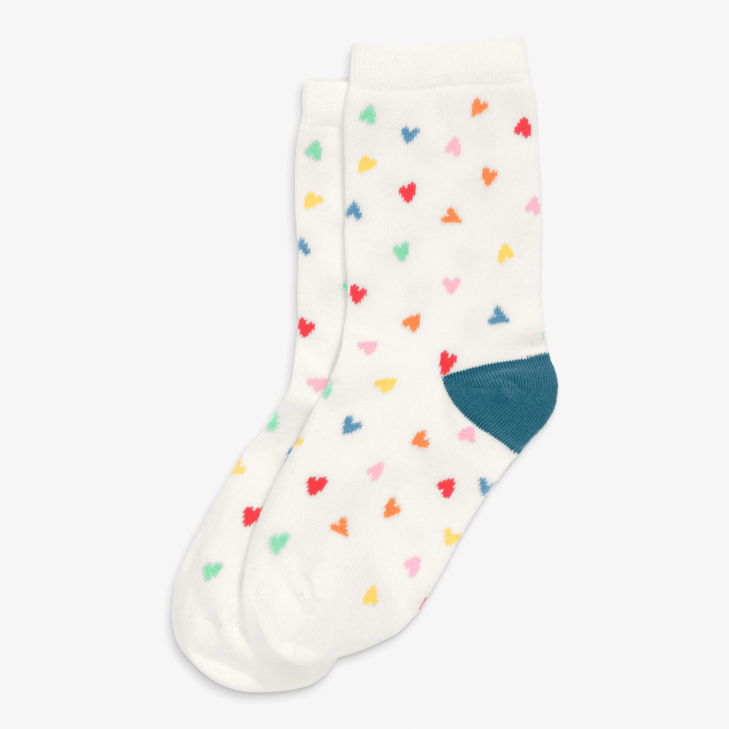 Kids crew socks in hearts - Image 2