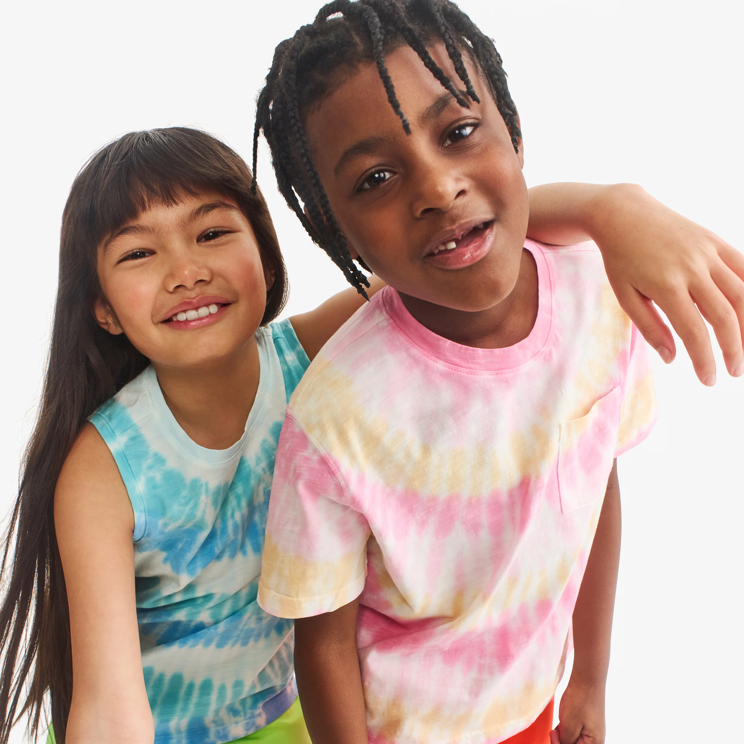 Kids easy pocket tee in tie-dye - Image 4