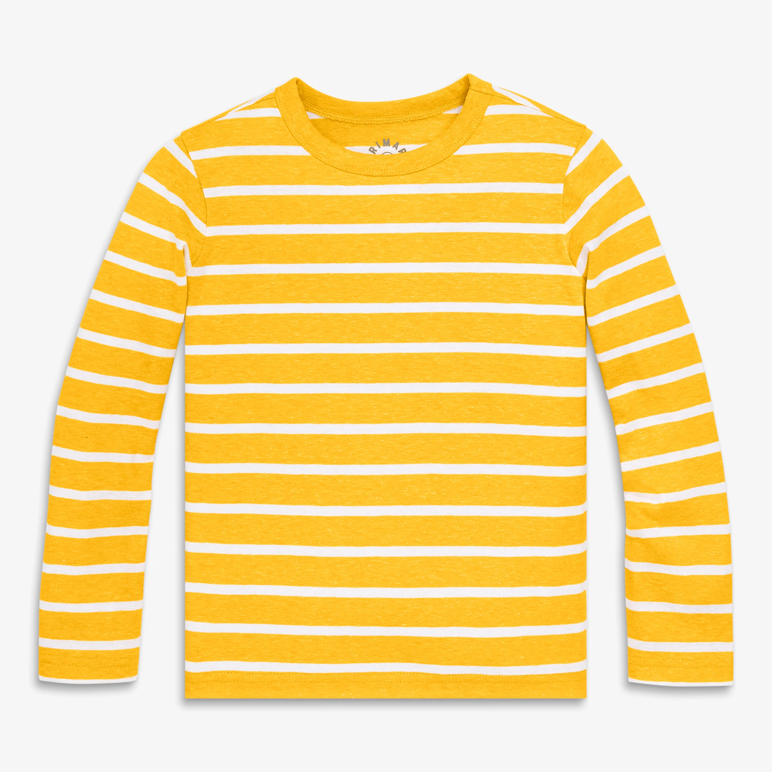 Kids heathered long sleeve stripe tee - Image 4
