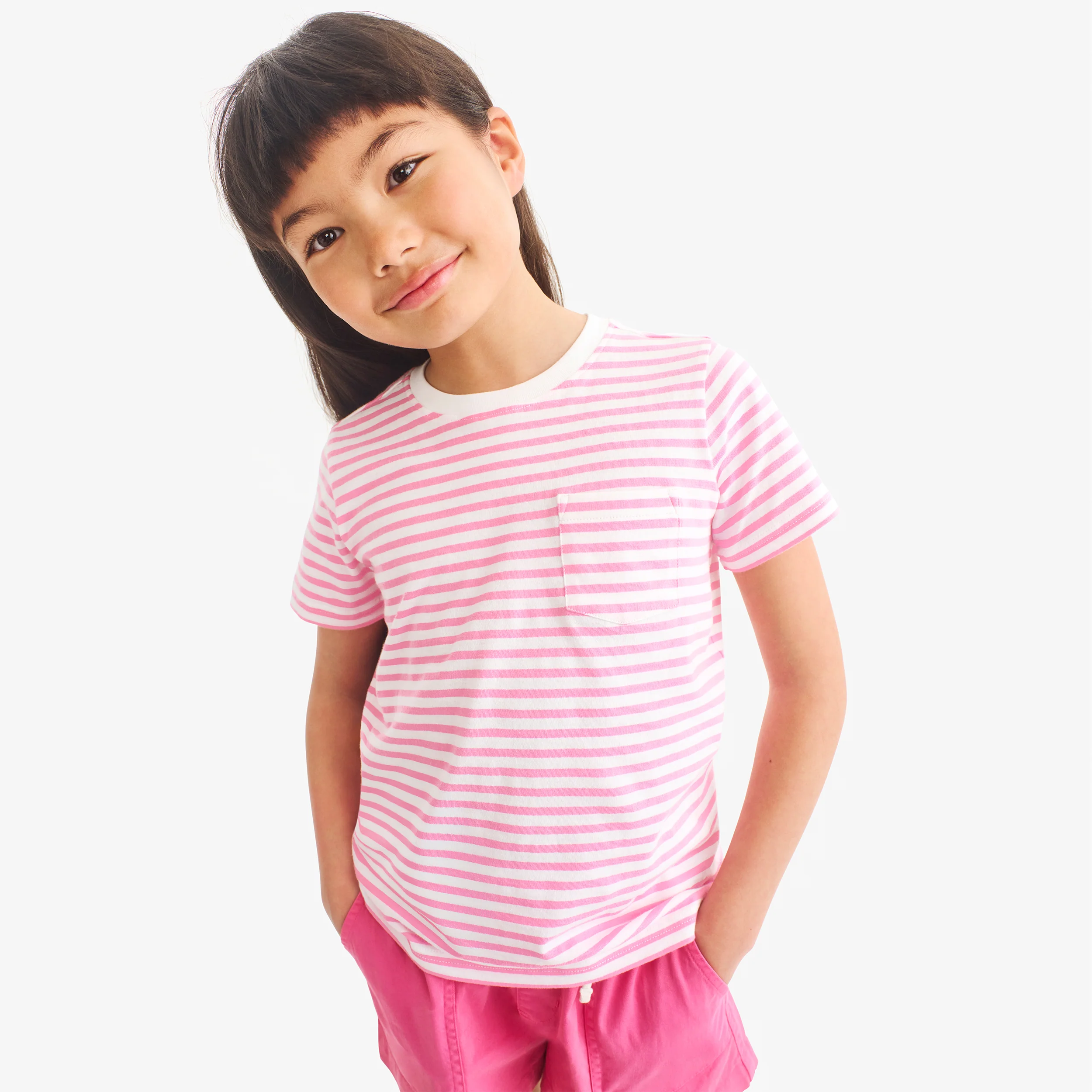Kids stripe pocket tee - Image 7