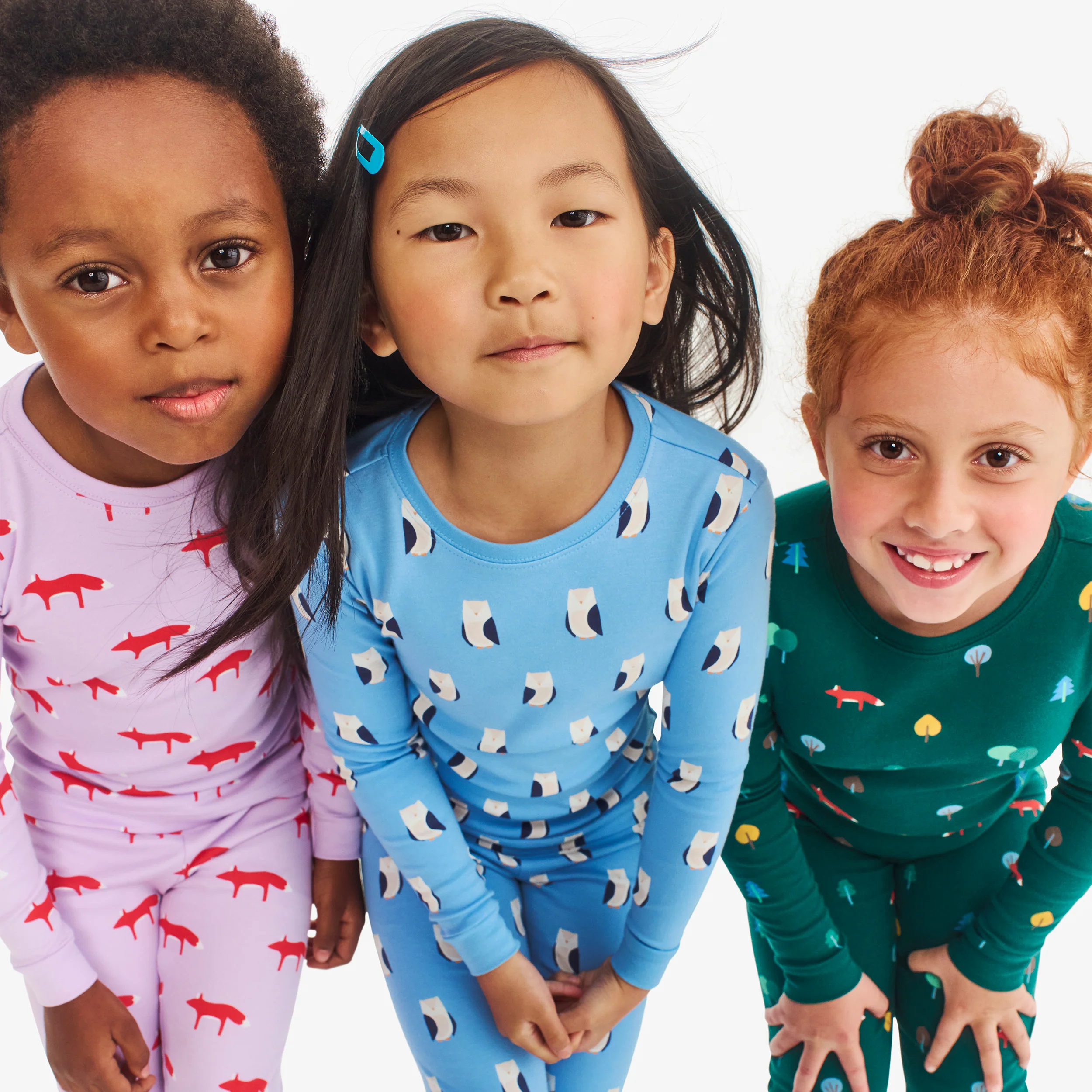 Clearance kids organic pj pant in fox trot - Image 3