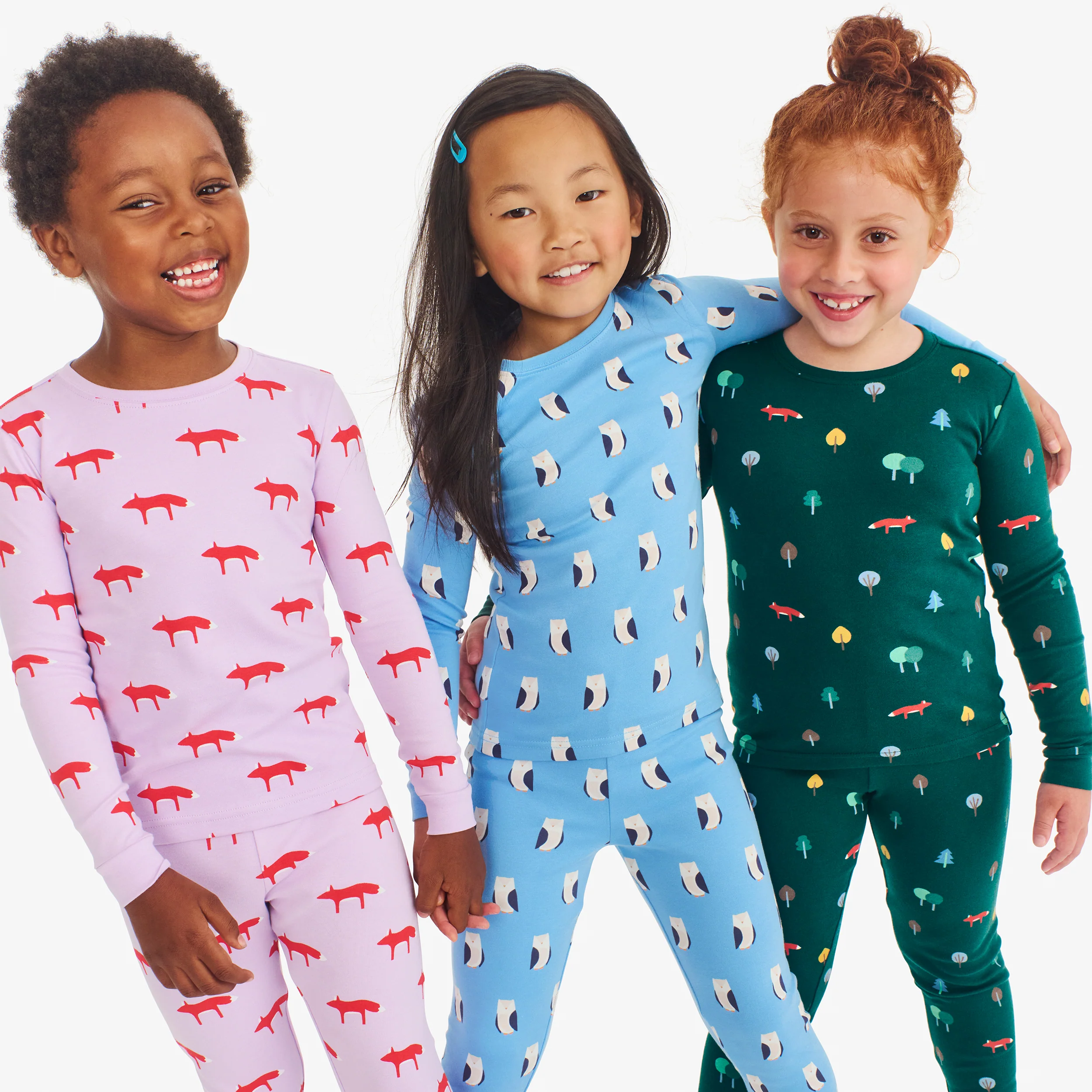 Clearance kids organic pj pant in fox trot - Image 4