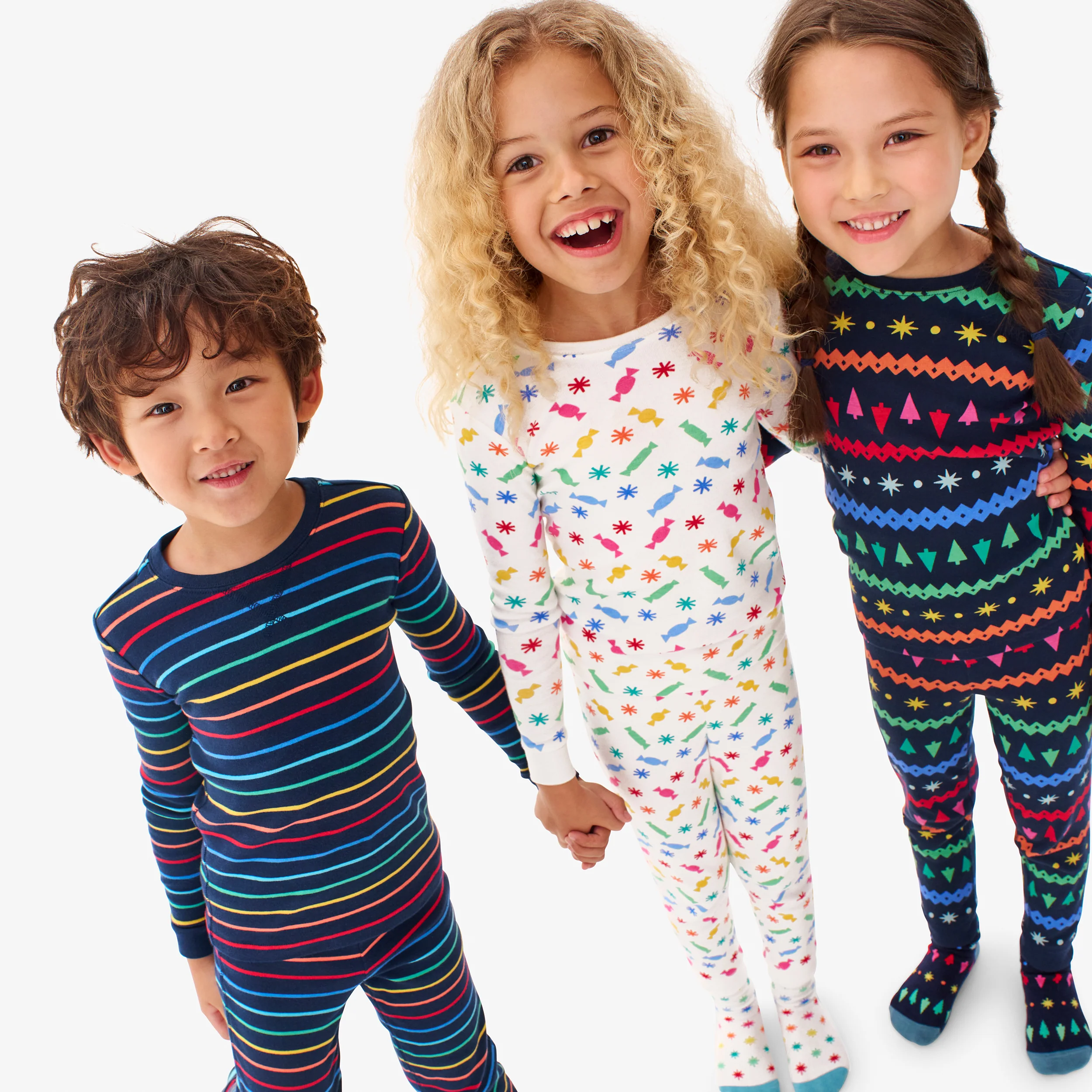 Clearance kids organic pj top in confetti candy - Image 5