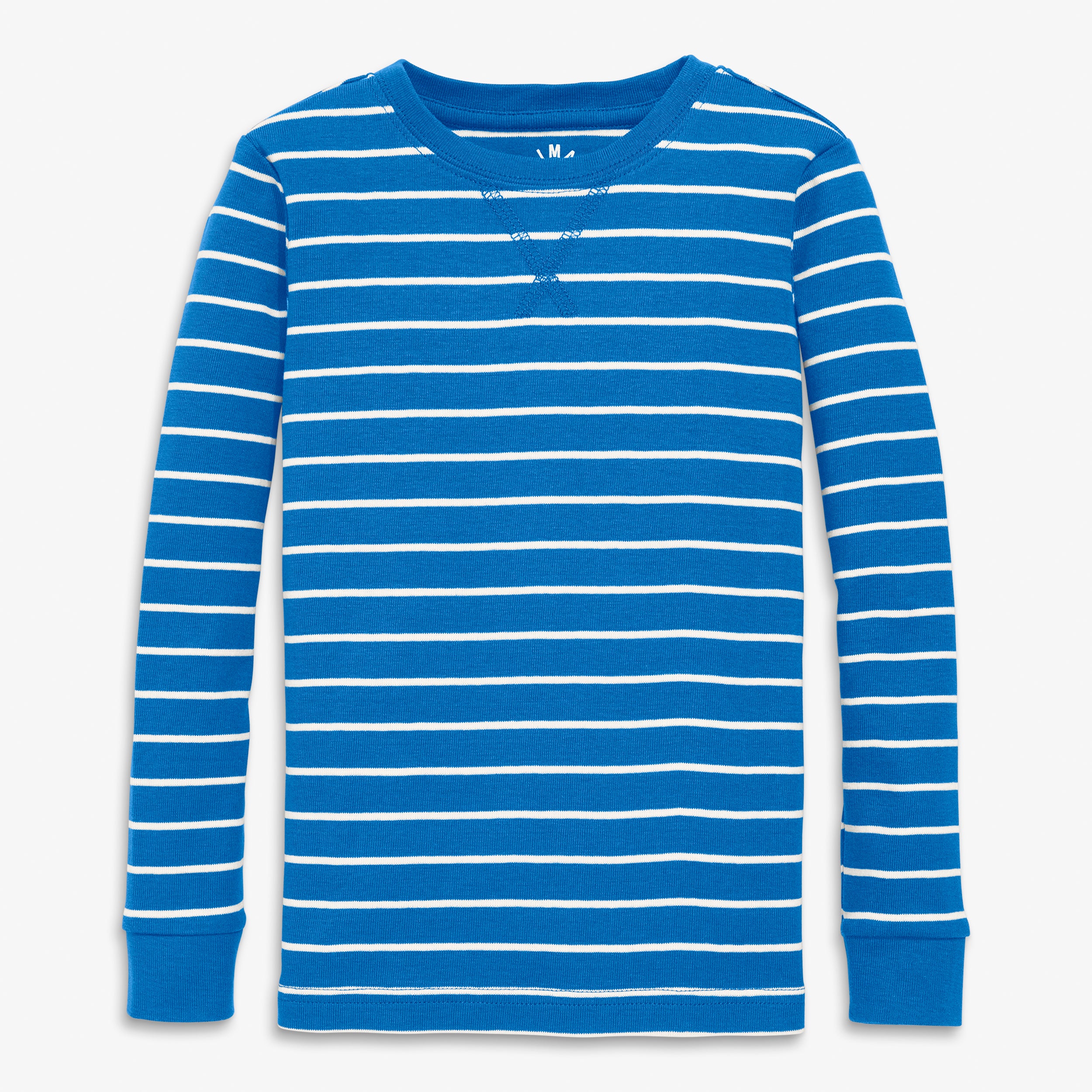 Clearance kids organic pj top in stripe - Image 2