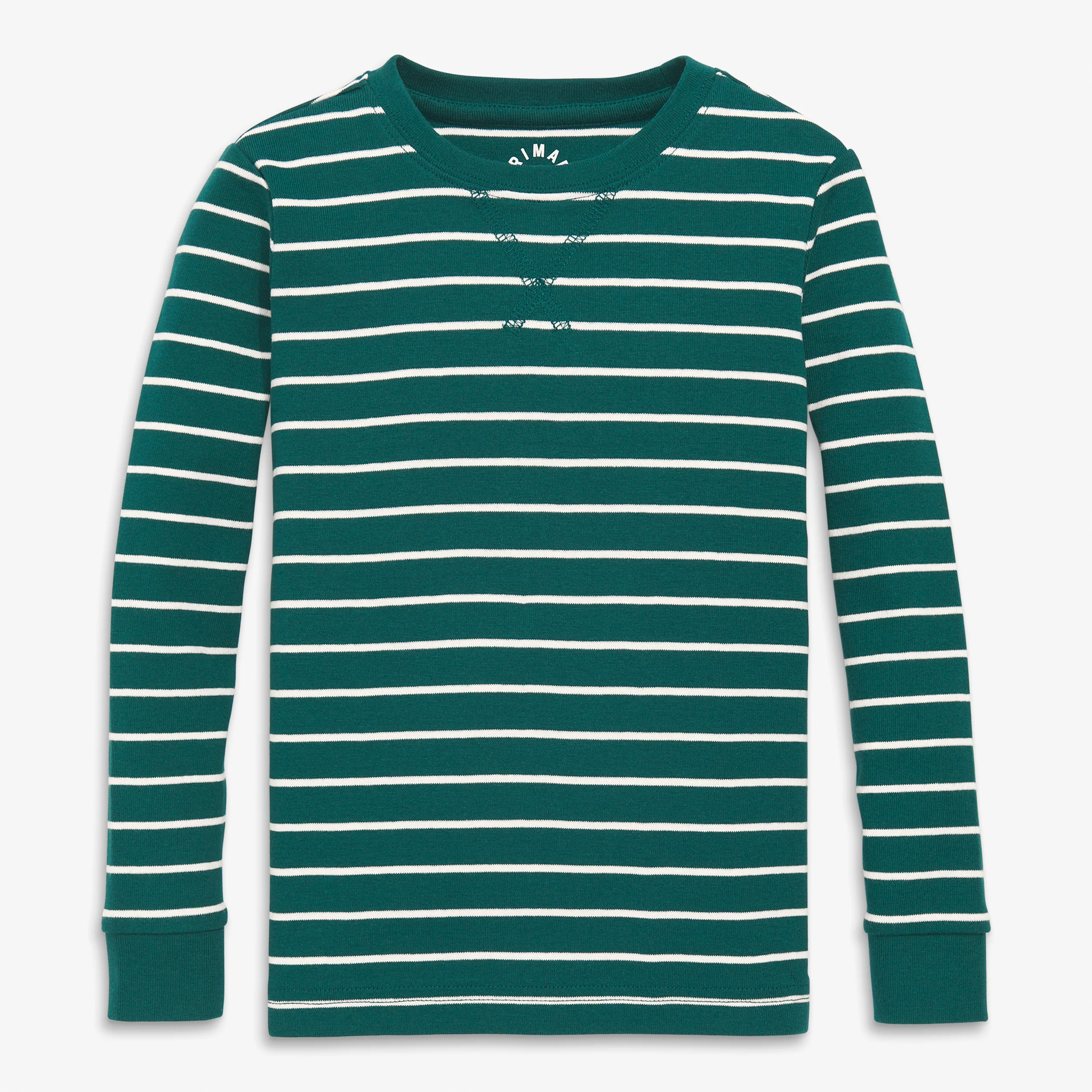 Clearance kids organic pj top in stripe - Image 3