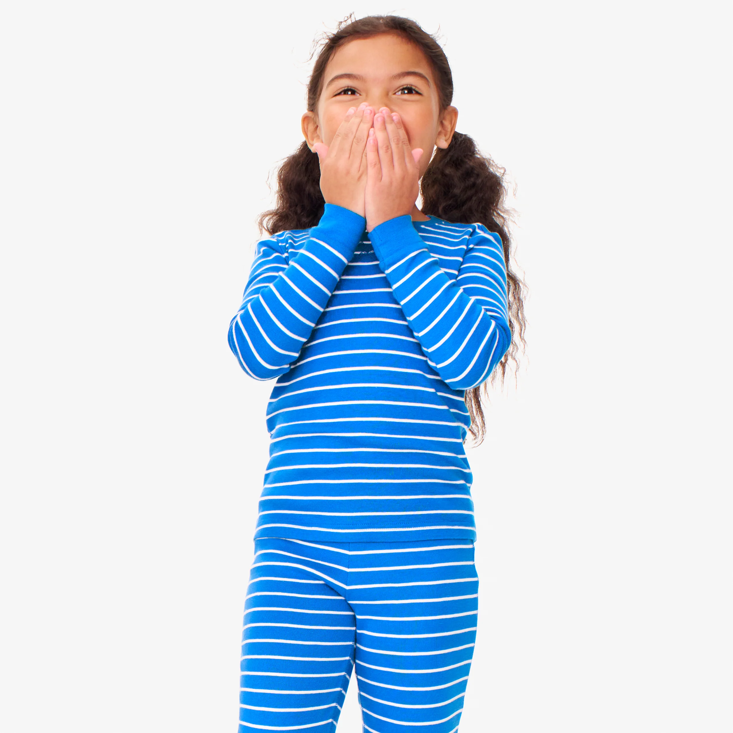 Clearance kids organic pj top in stripe - Image 6