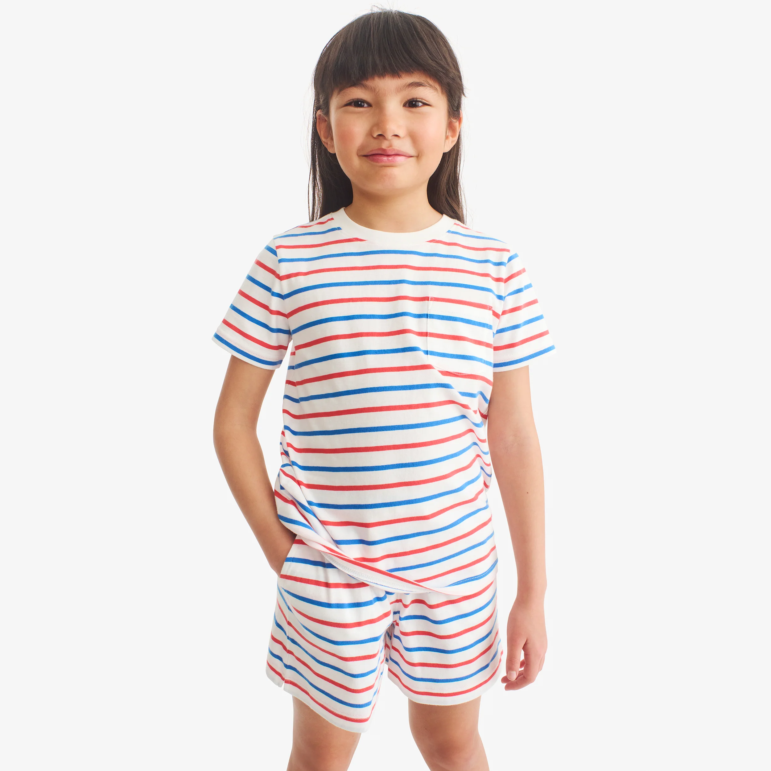 Kids park short in stripe - Image 3