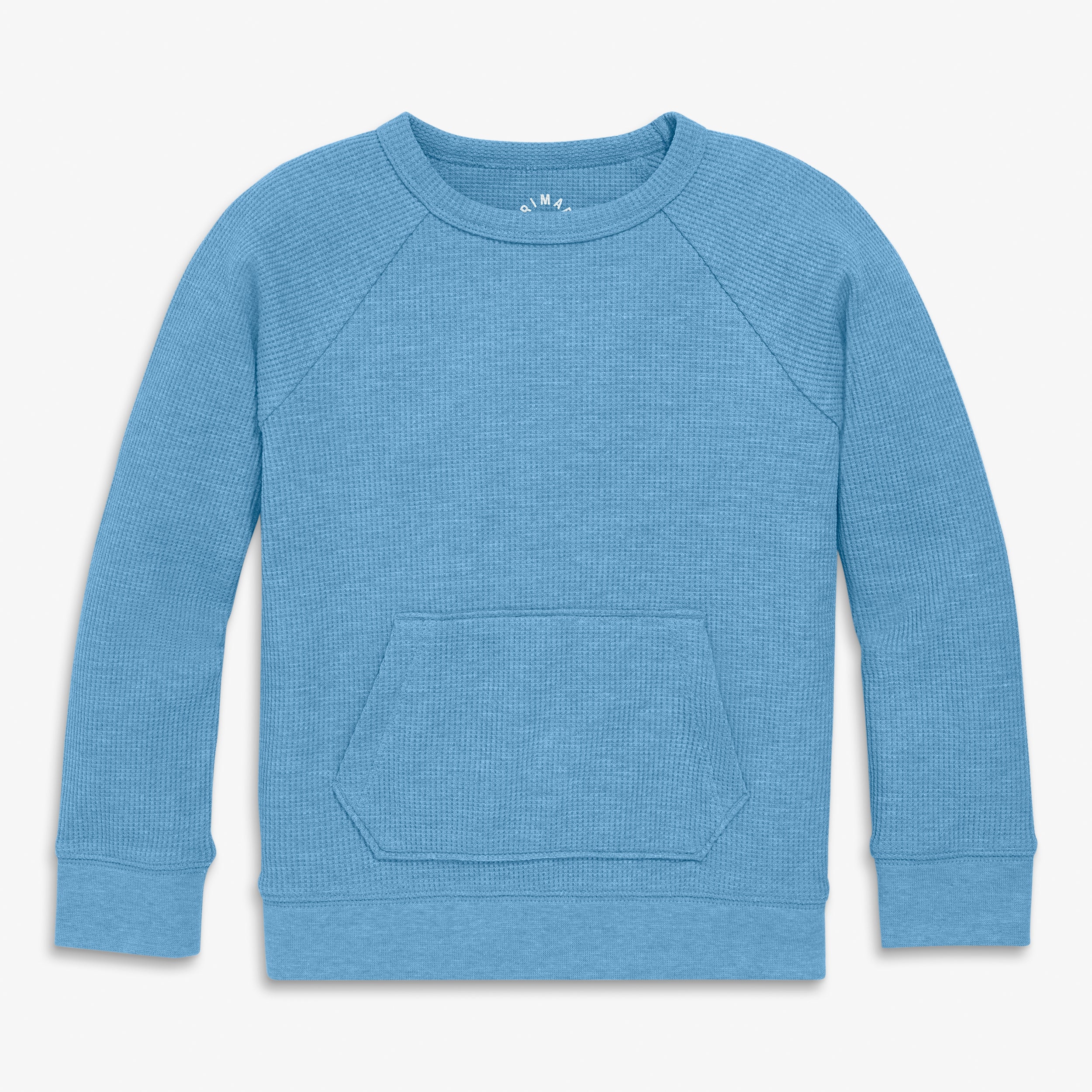 Kids heathered waffle pocket tee - Image 2
