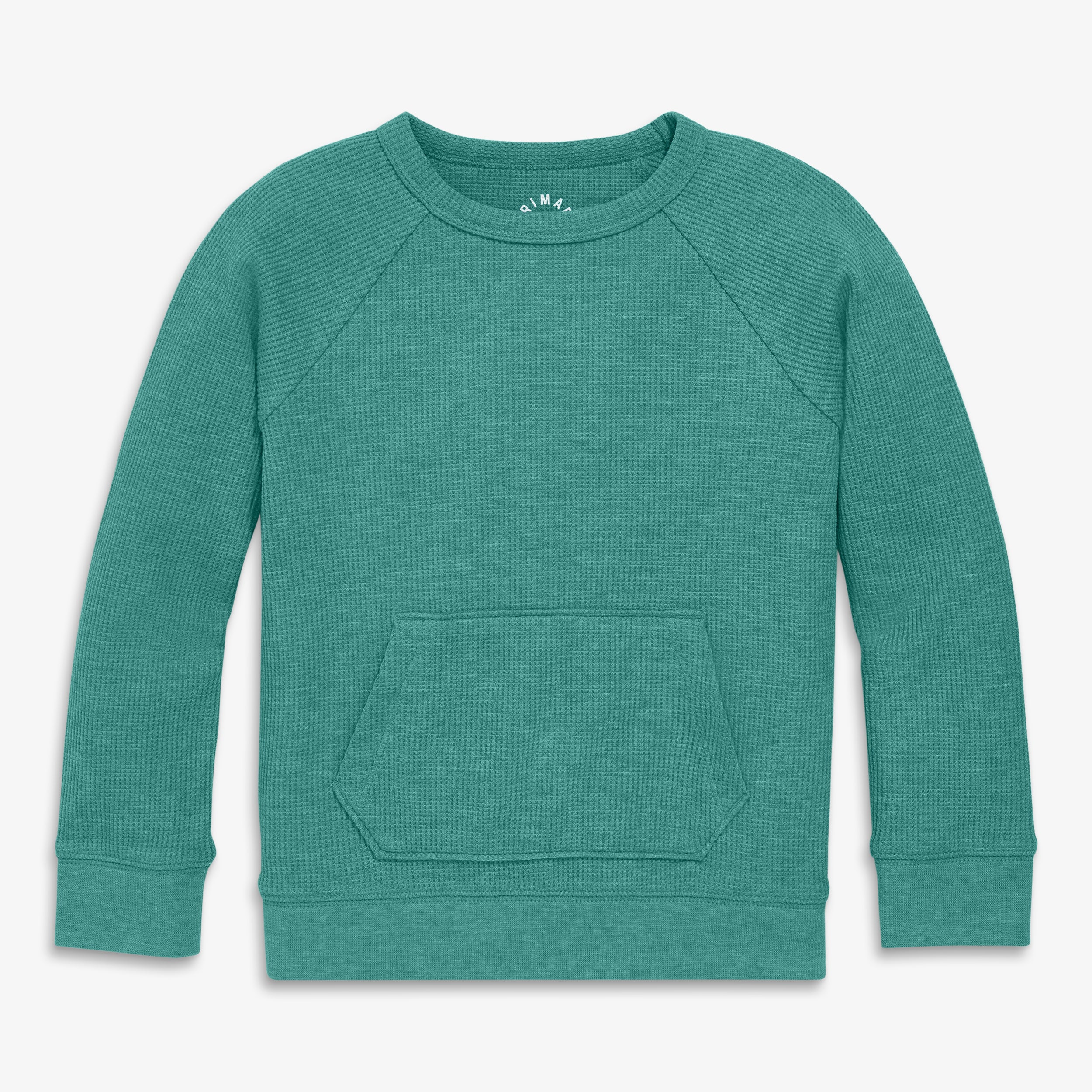 Kids heathered waffle pocket tee - Image 5