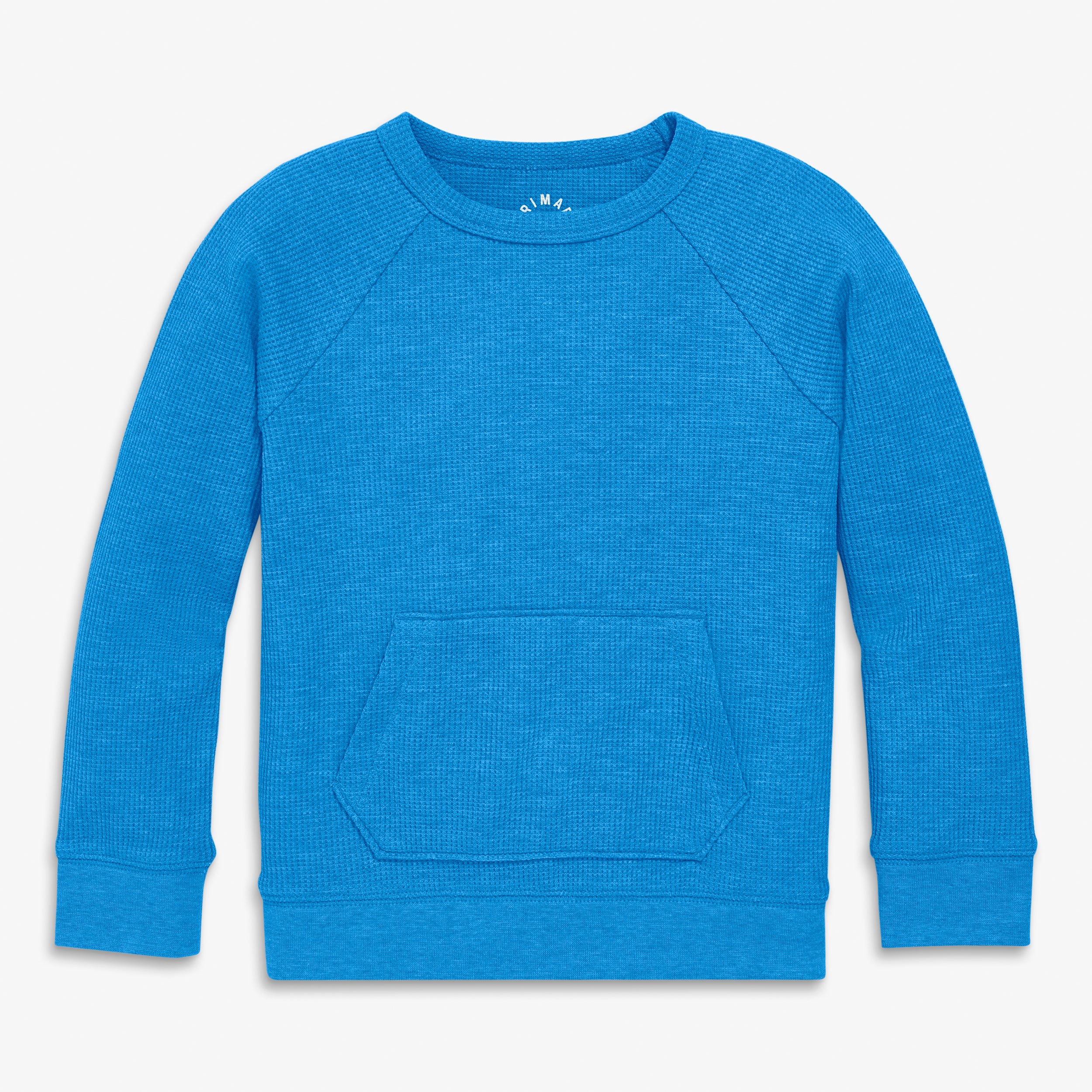Kids heathered waffle pocket tee - Image 6