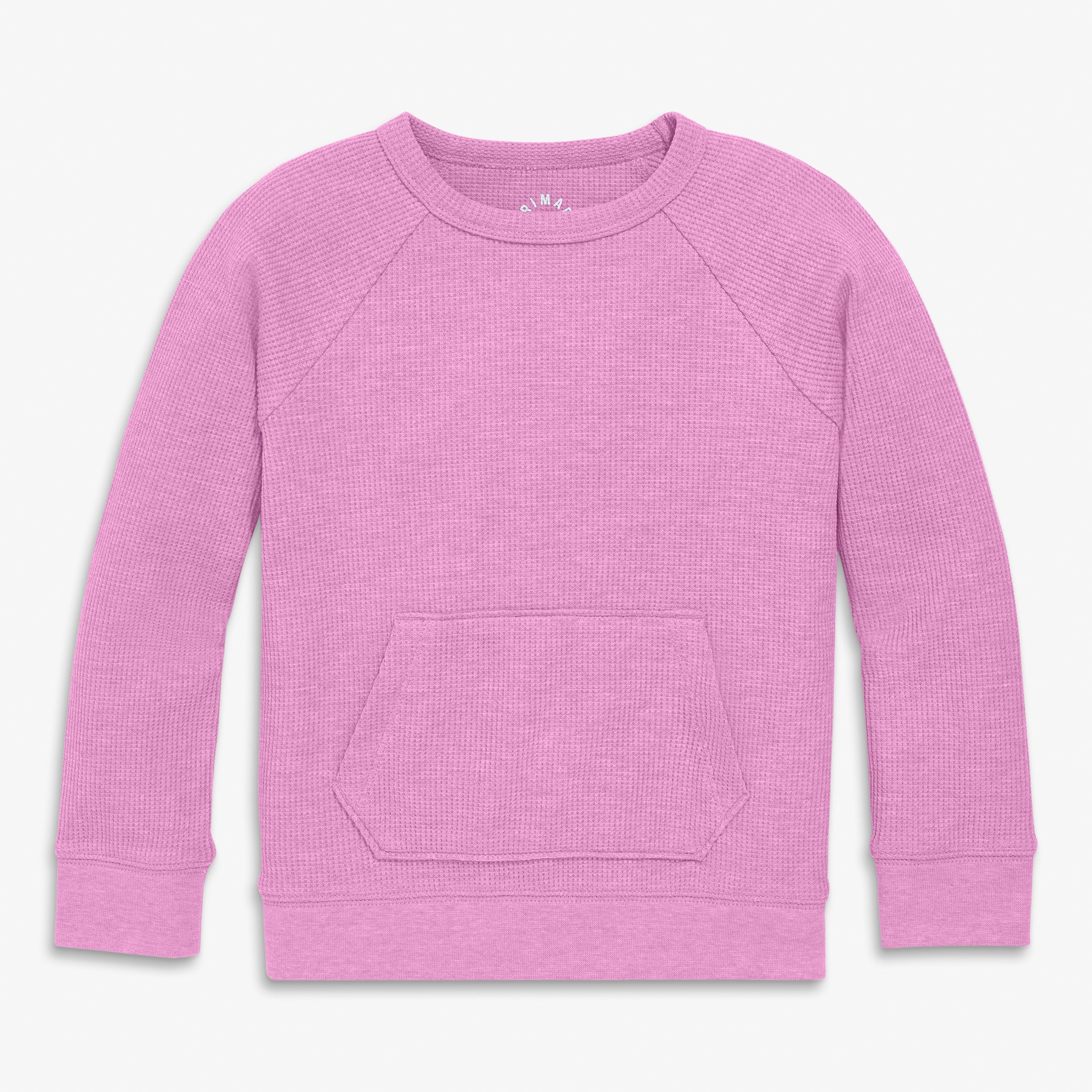 Kids heathered waffle pocket tee - Image 7