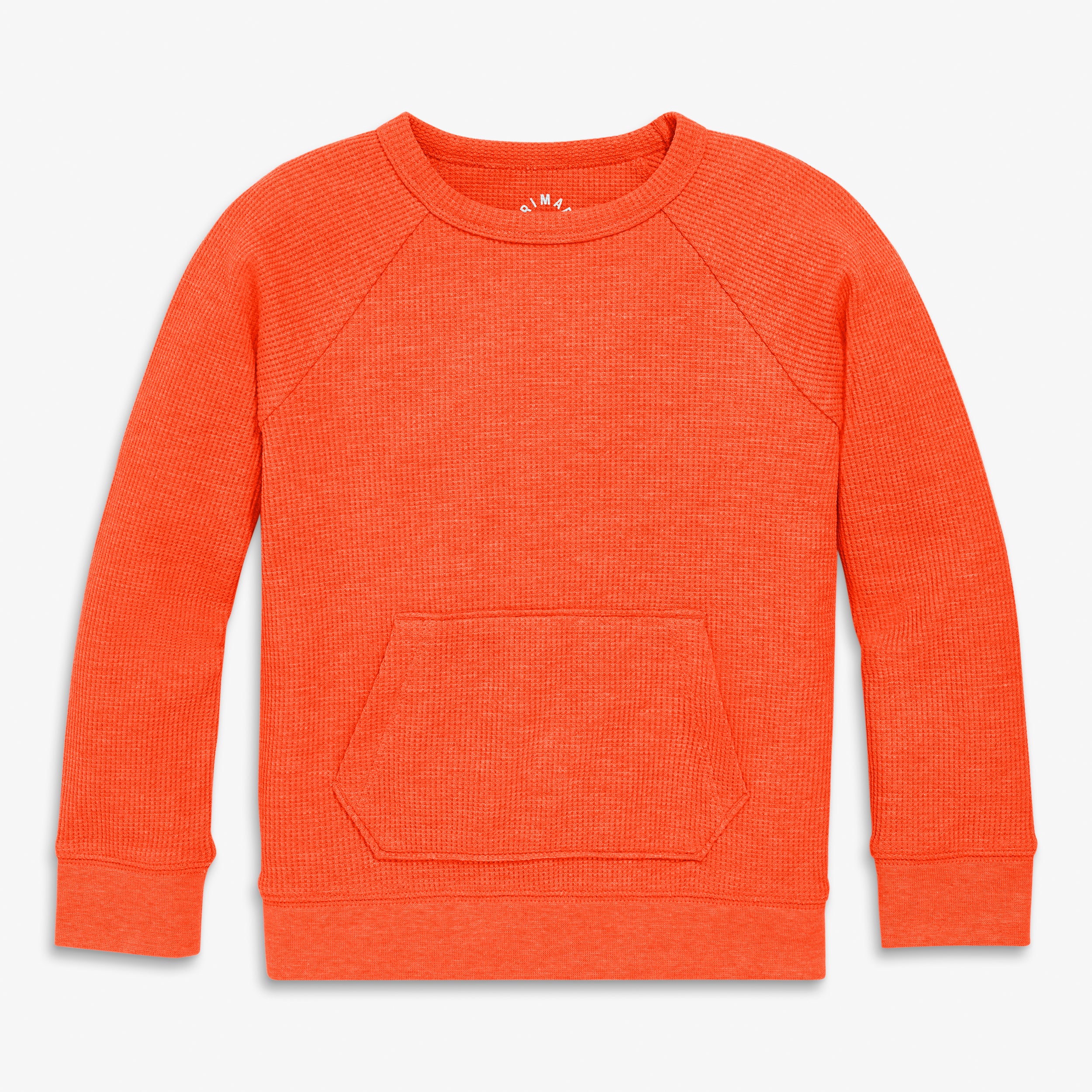 Kids heathered waffle pocket tee - Image 8