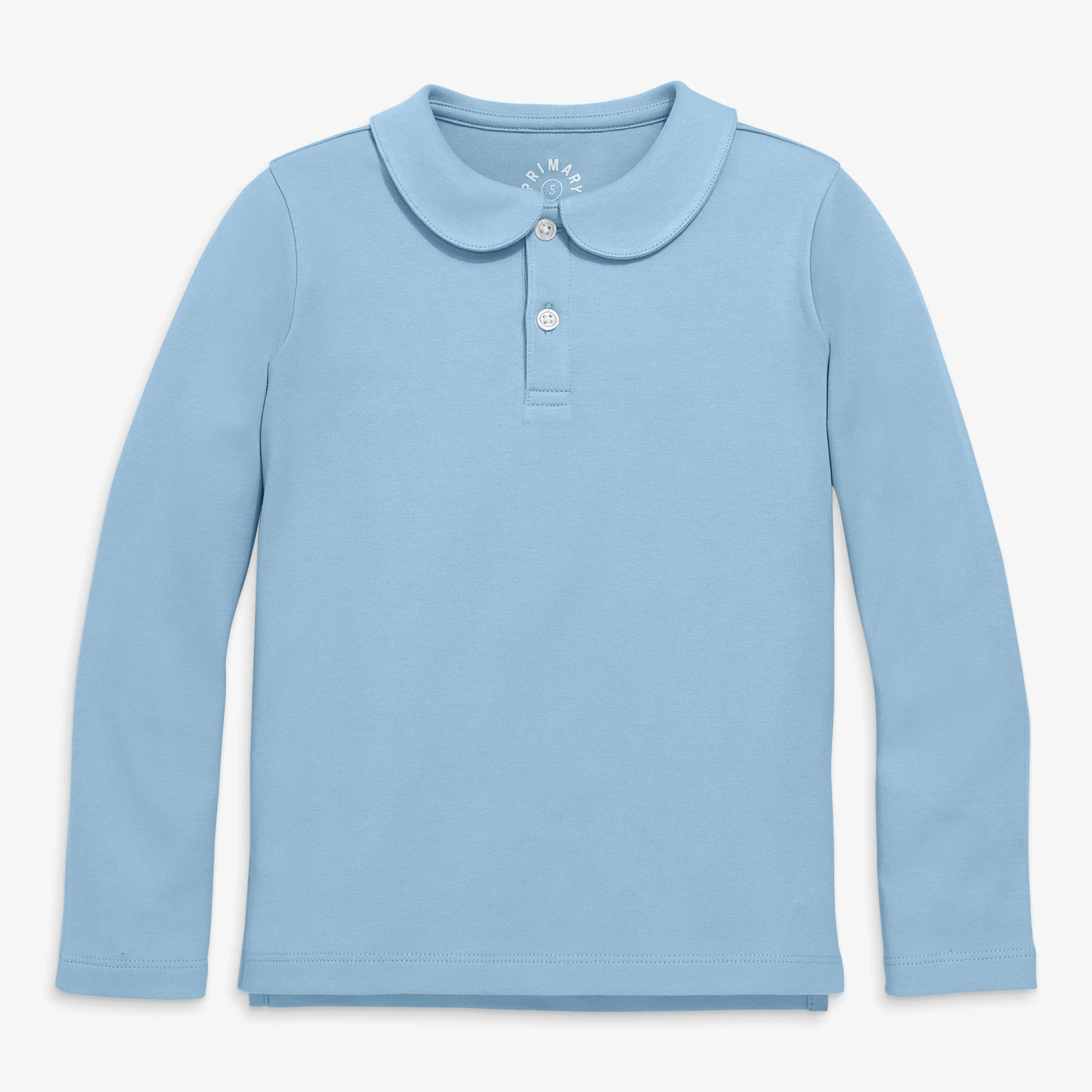 Clearance kids long sleeve peter pan polo - Image 2