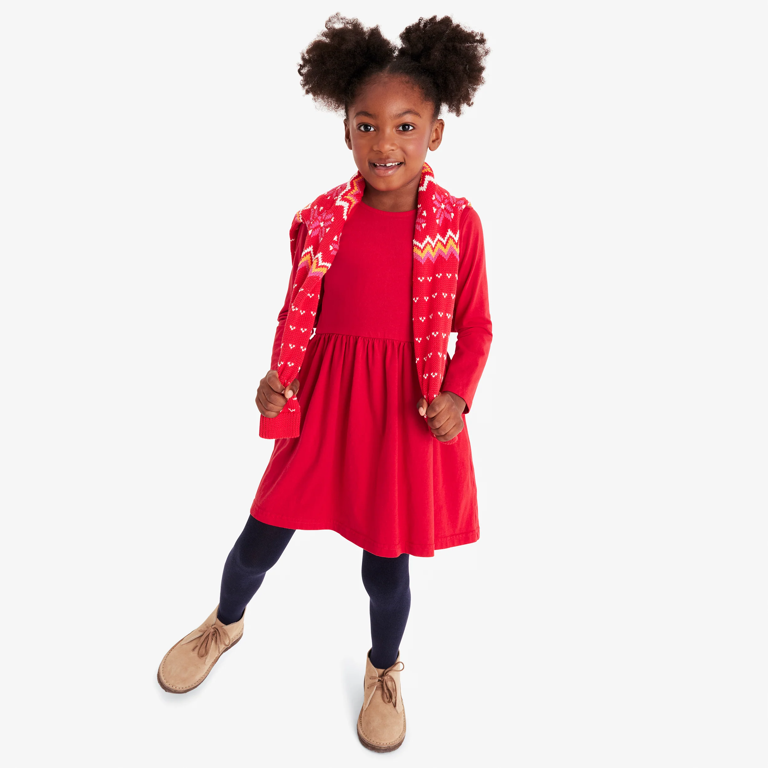 Kids long sleeve perfect pocket dress - Image 2