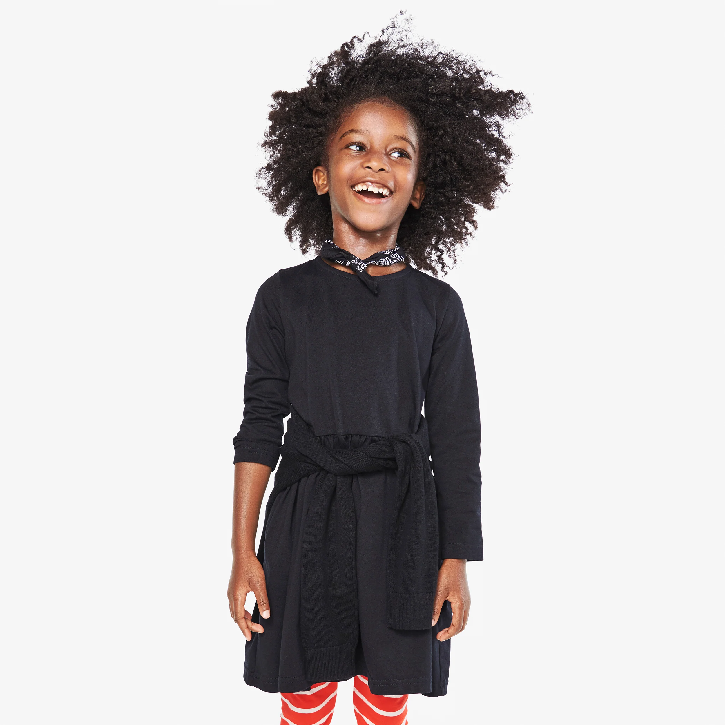 Kids long sleeve perfect pocket dress - Image 6