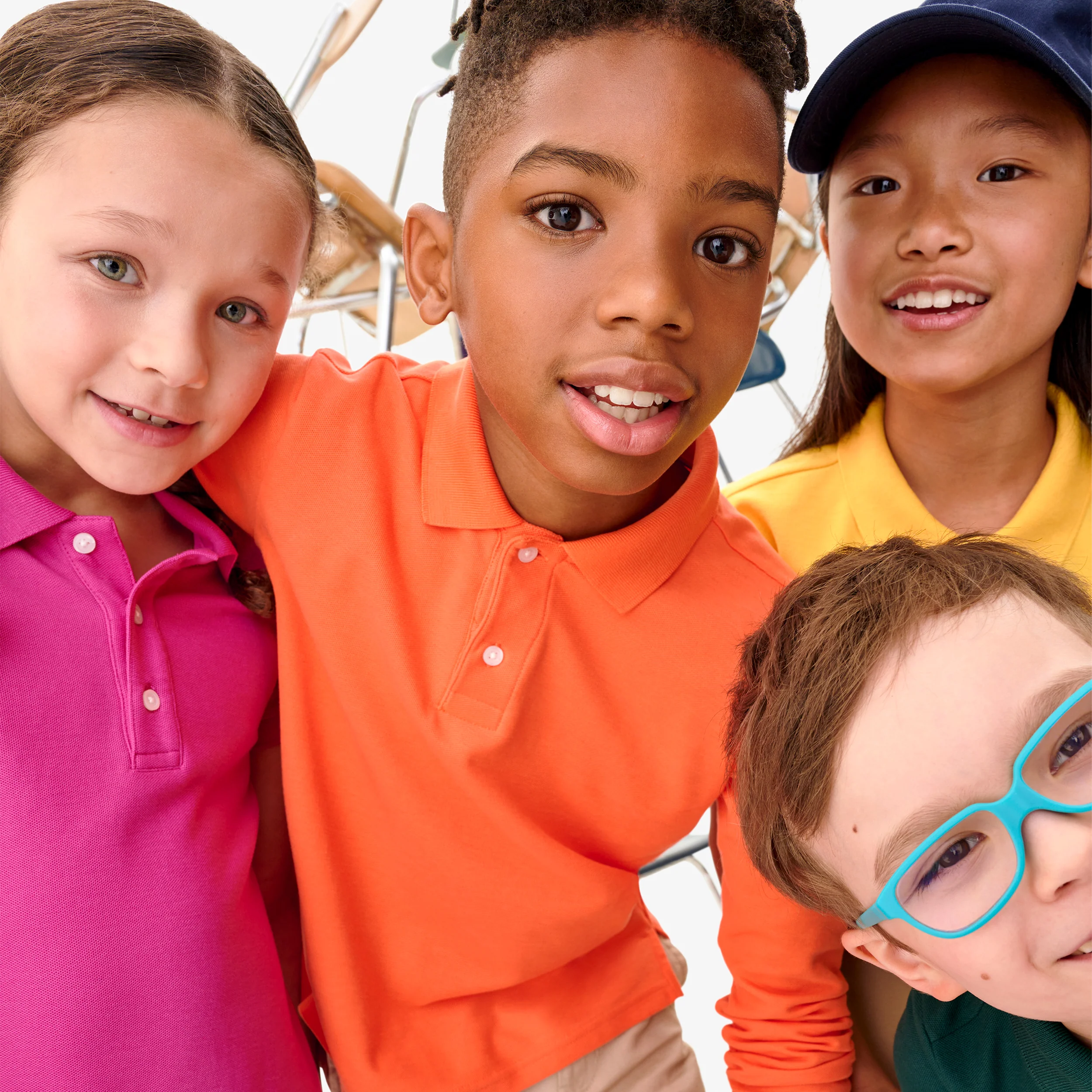 Kids long sleeve pique polo - Image 15