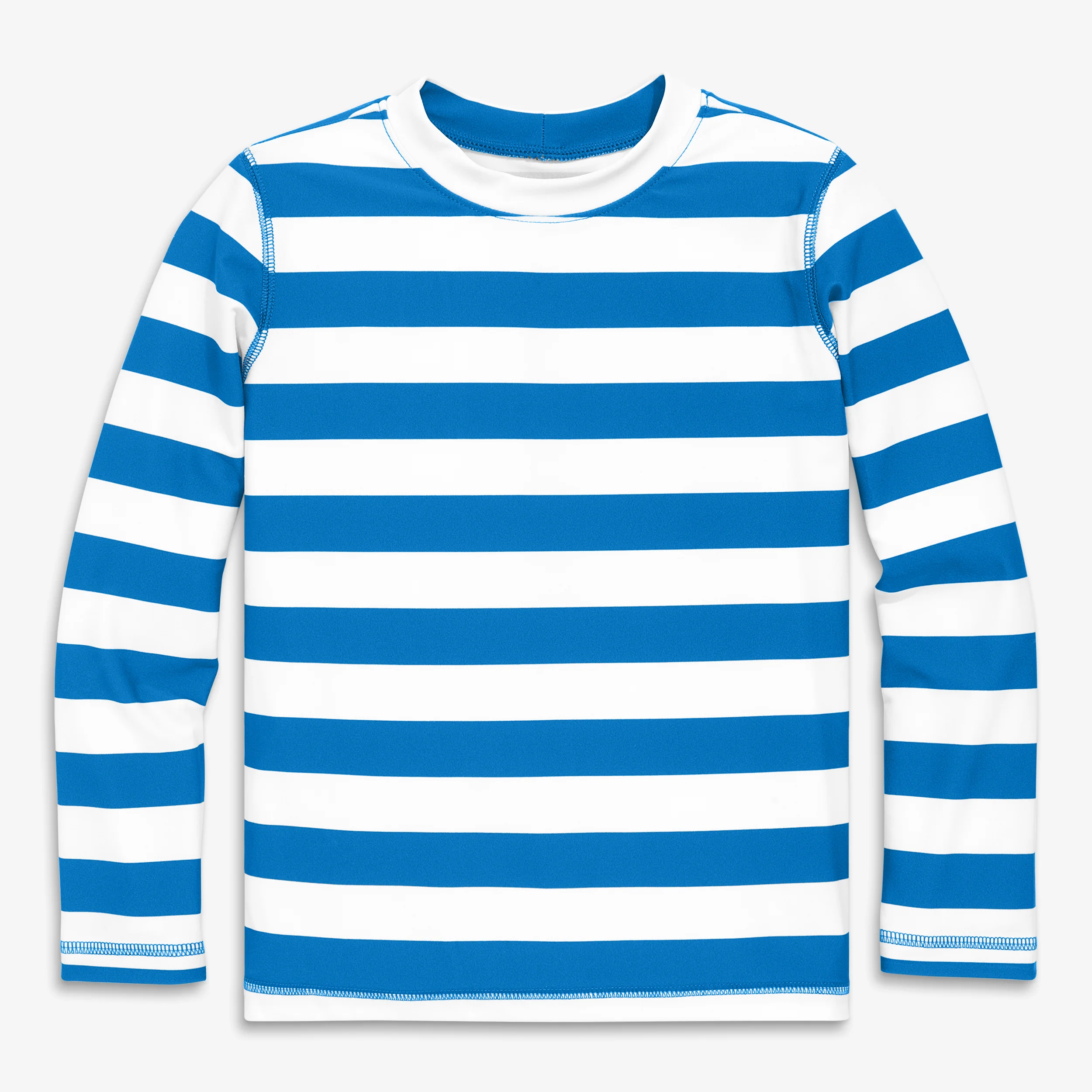 Kids long sleeve rash guard in stripe - Image 7