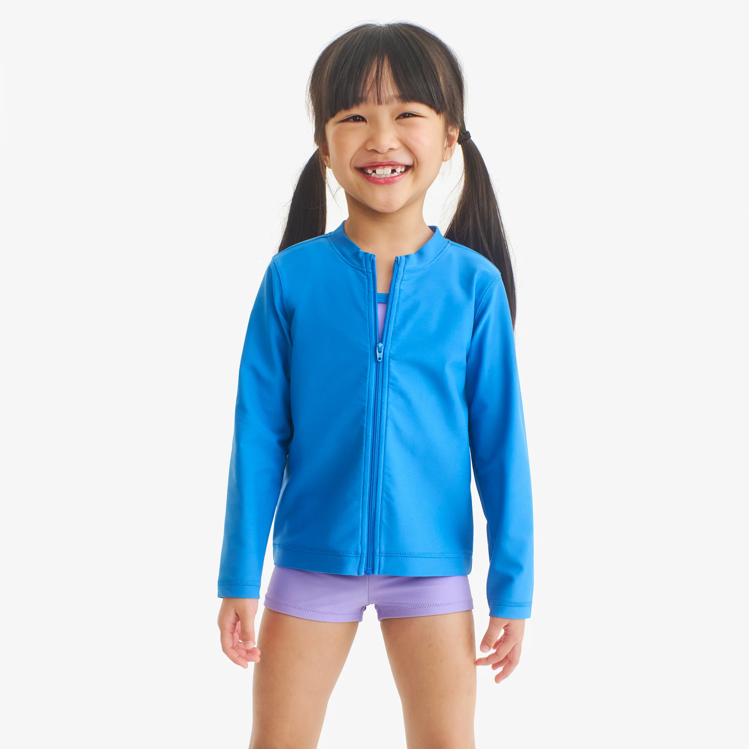 Kids long sleeve full-zip rash guard - Image 9