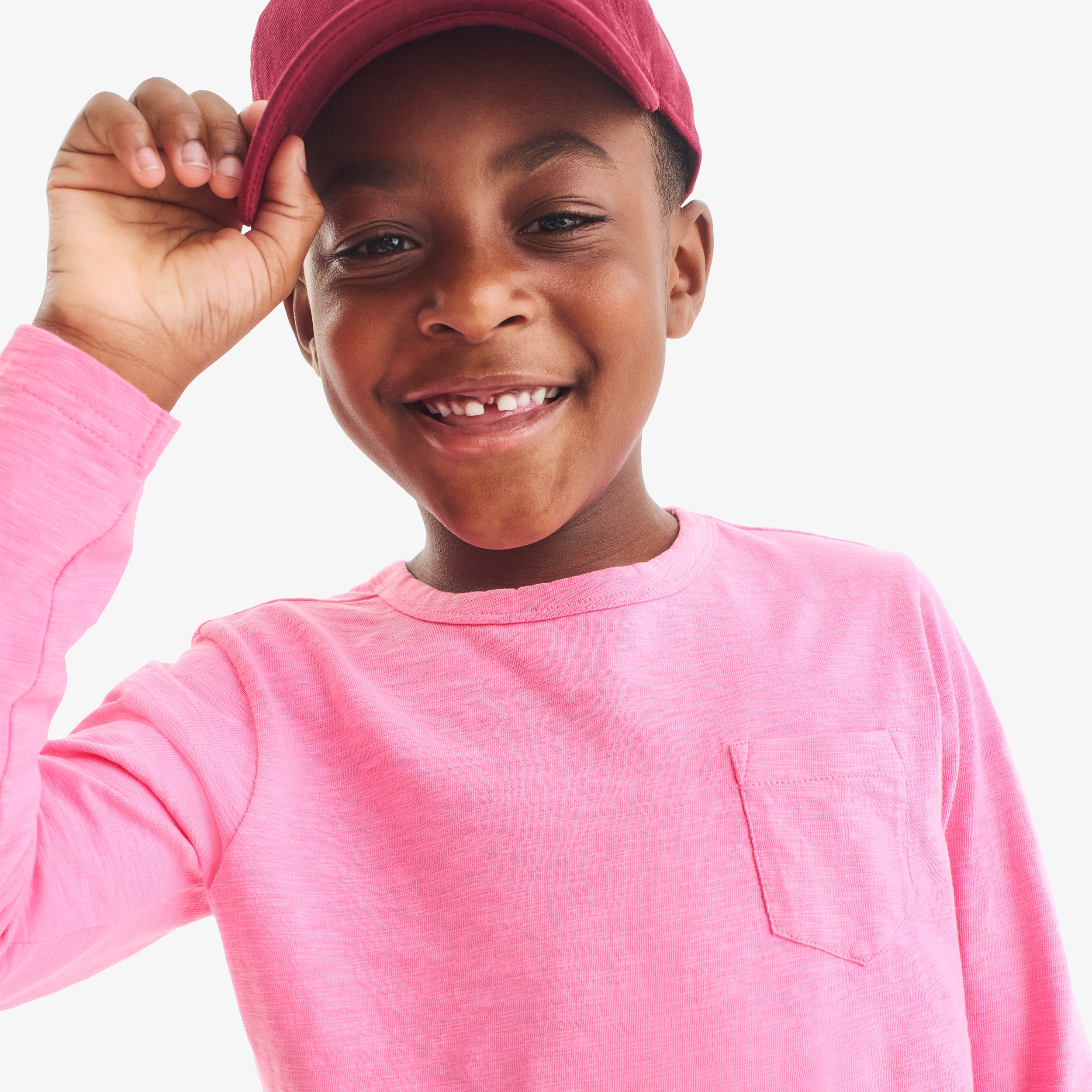 Kids long sleeve slub pocket tee - Image 19