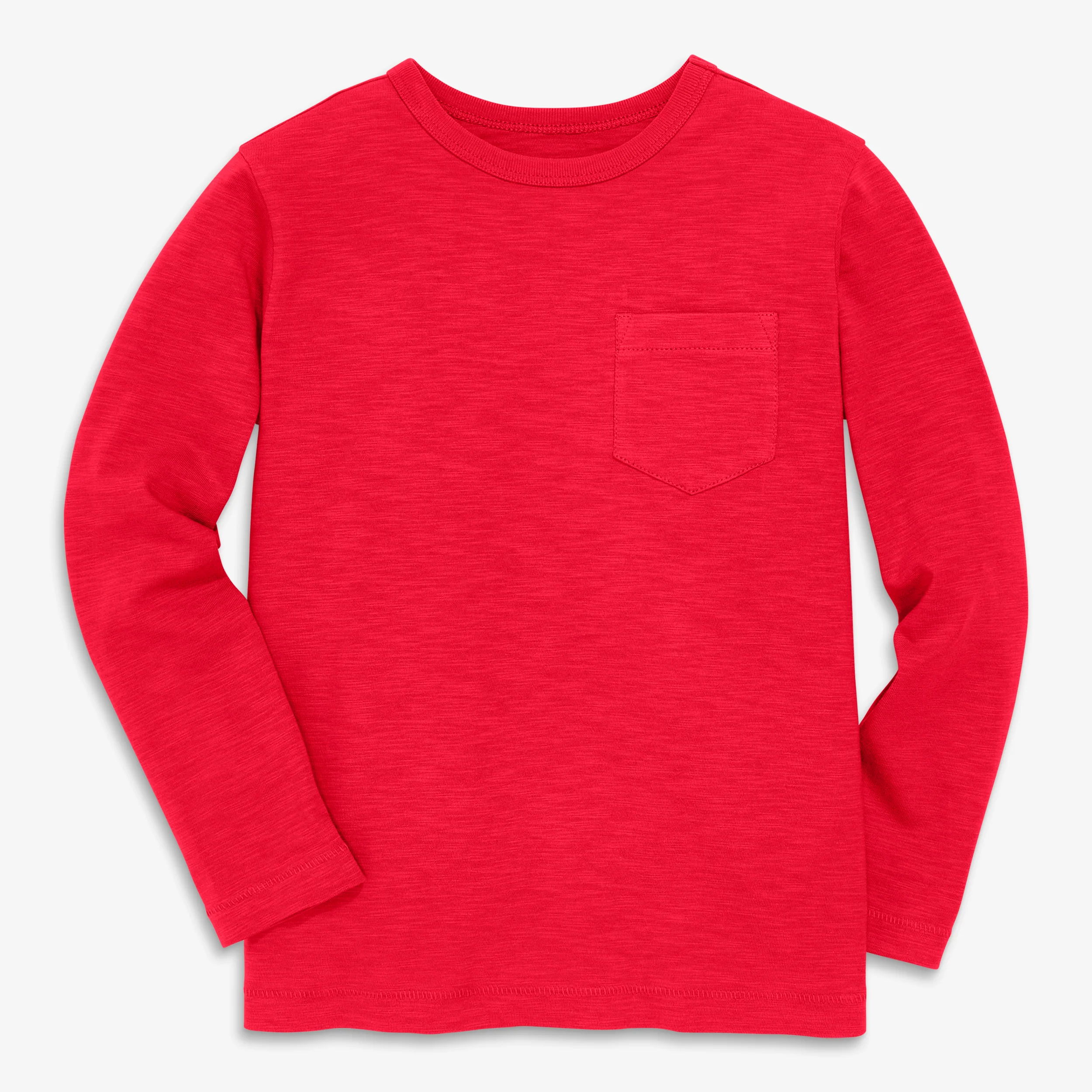 Kids long sleeve slub pocket tee - Image 9