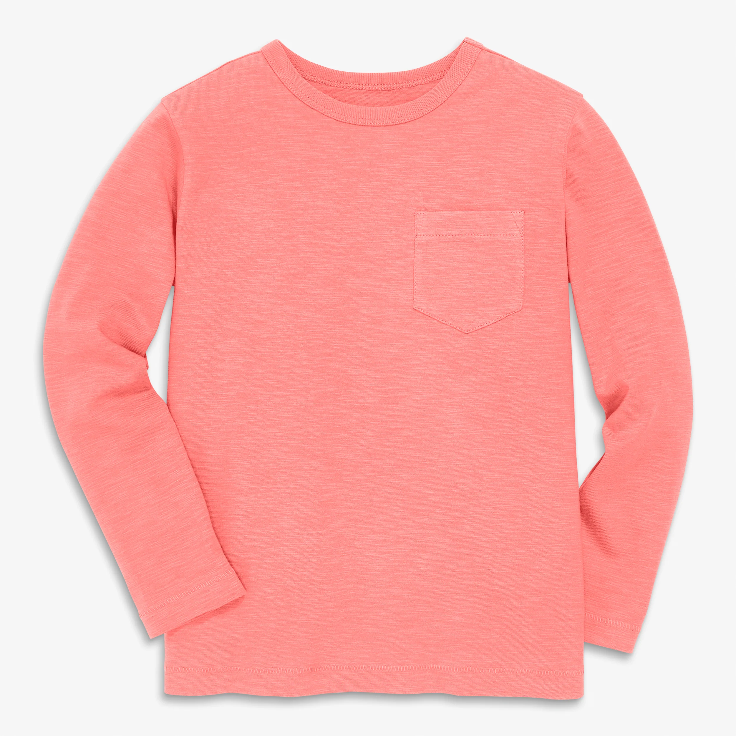 Kids long sleeve slub pocket tee in seasonal colors - Image 5