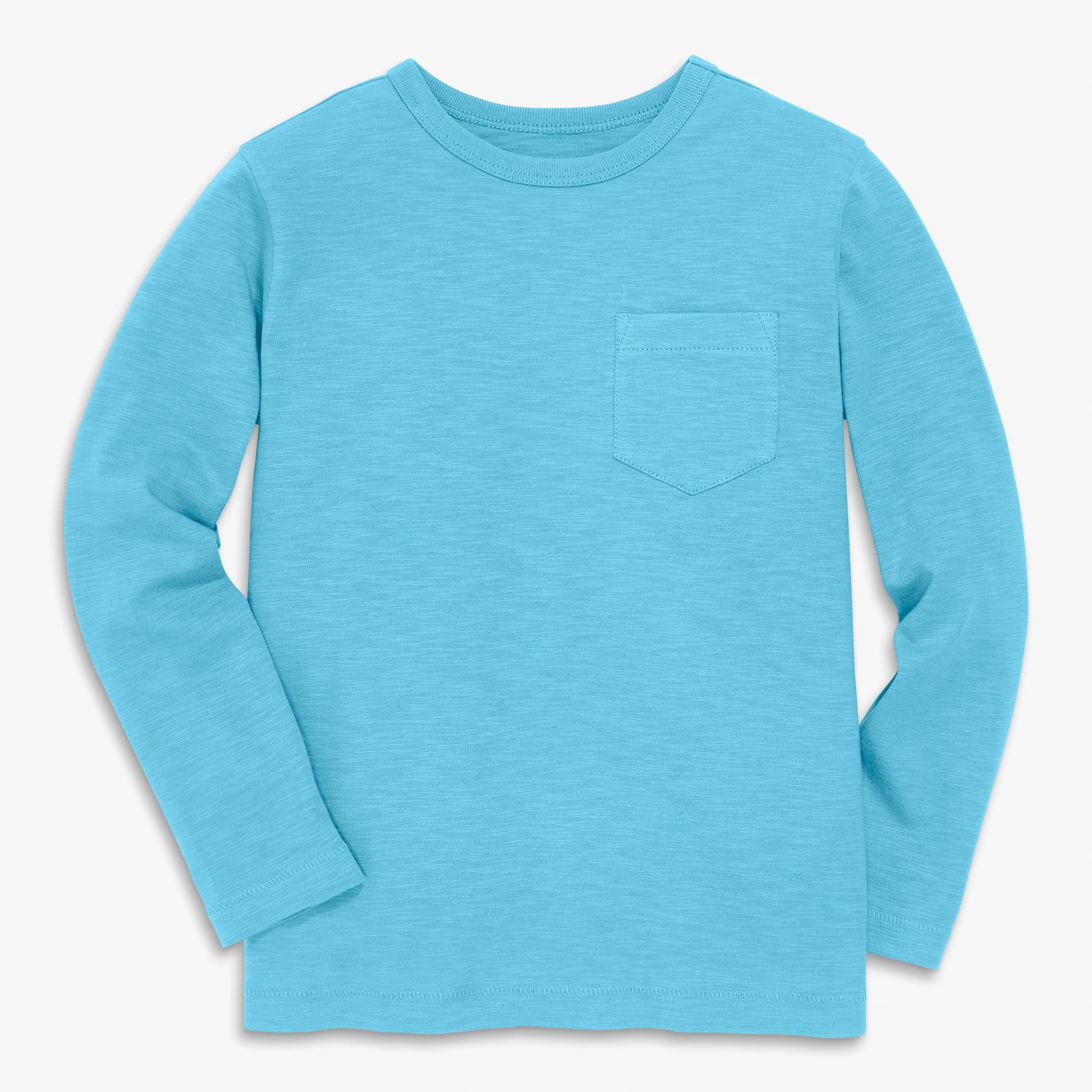 Kids long sleeve slub pocket tee in seasonal colors - Image 6