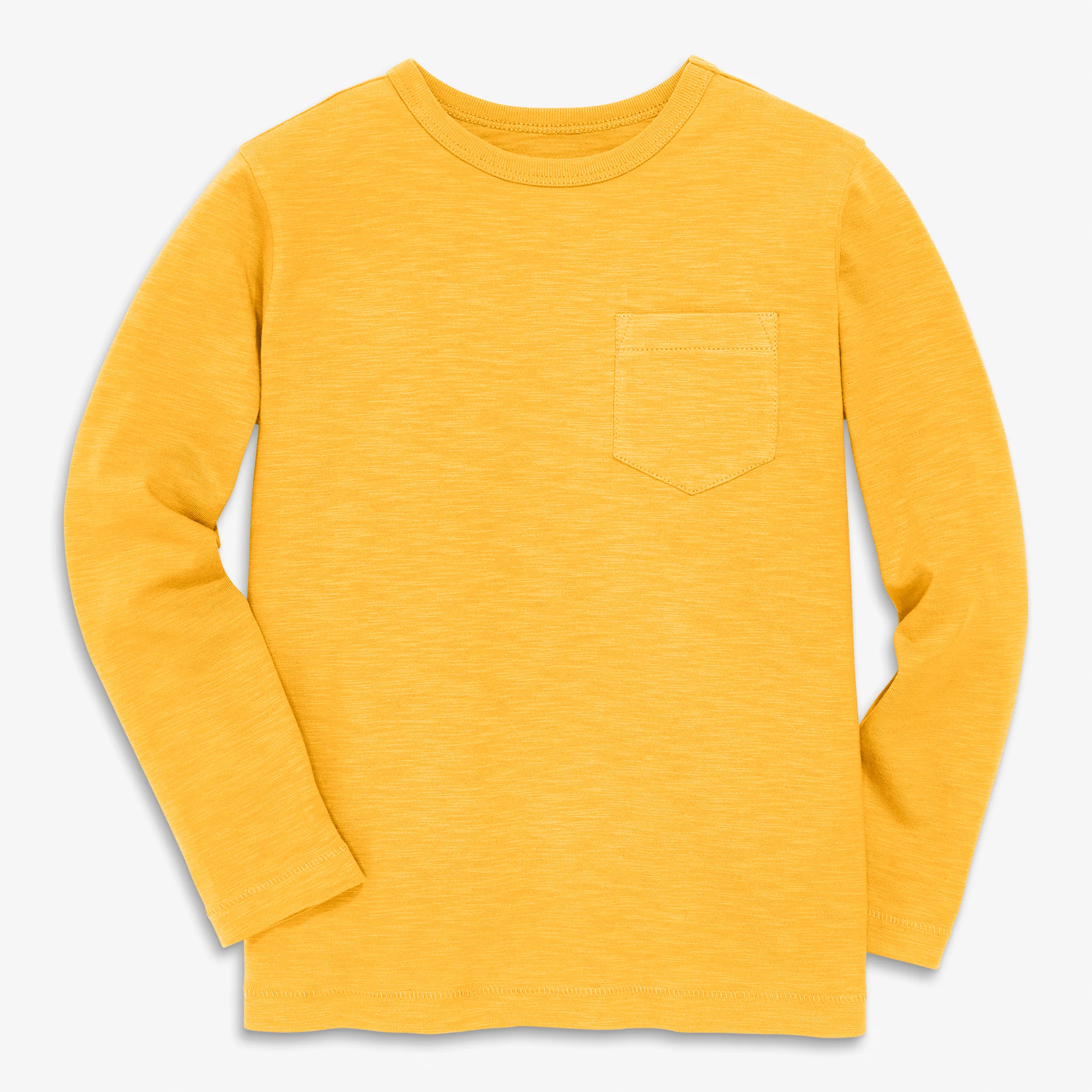 Kids long sleeve slub pocket tee in seasonal colors - Image 8