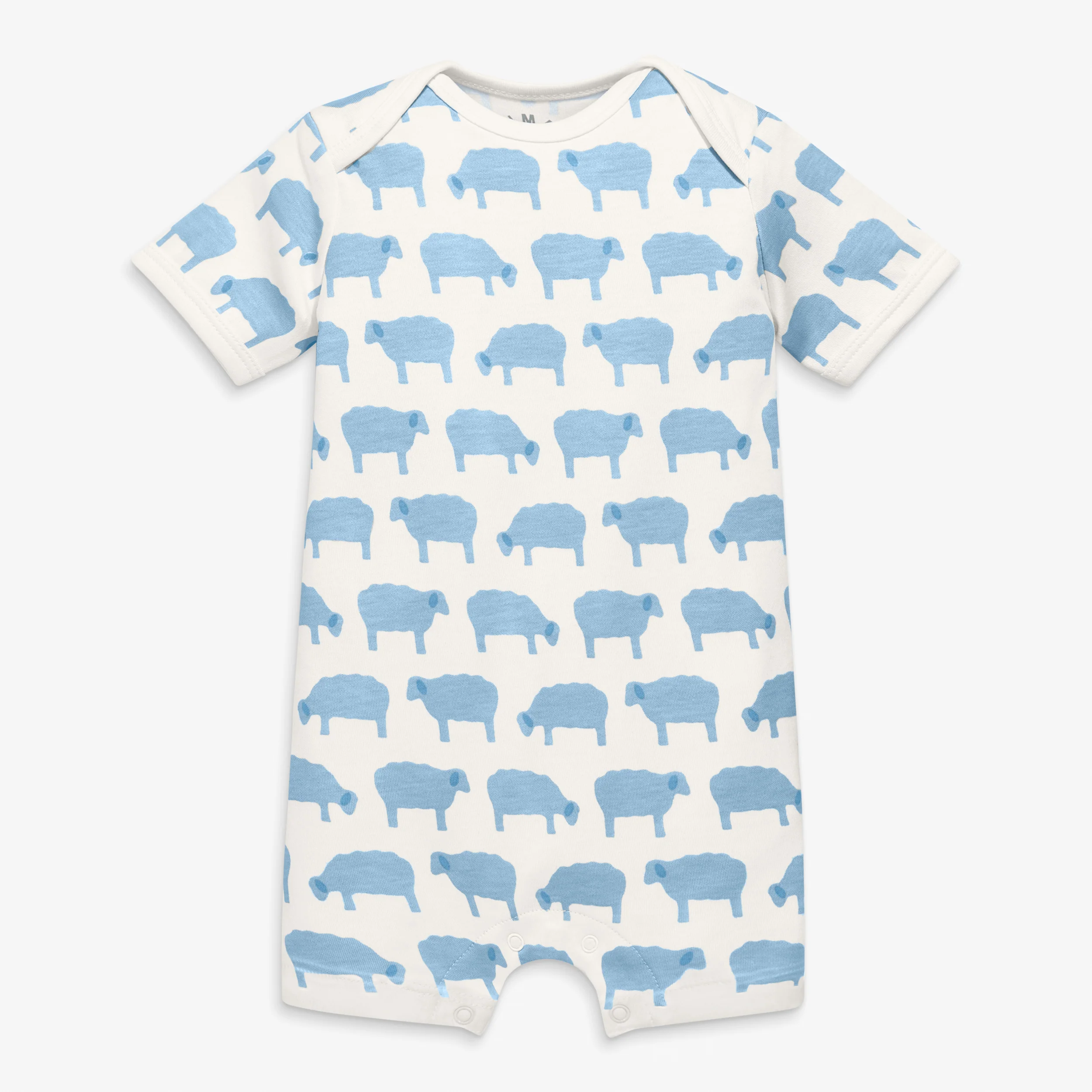 Organic animal friends babysuit shortie - Image 11