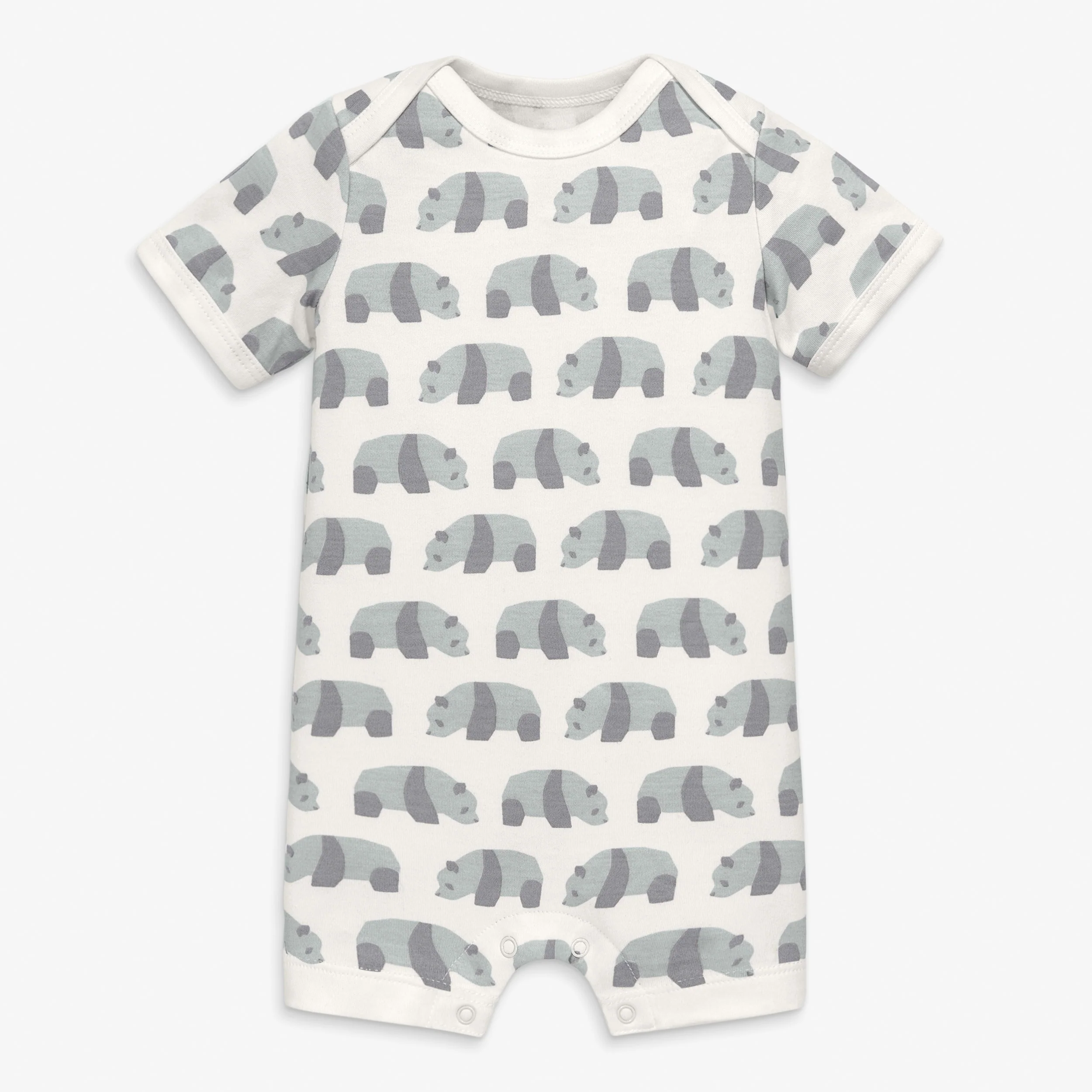 Organic animal friends babysuit shortie - Image 6