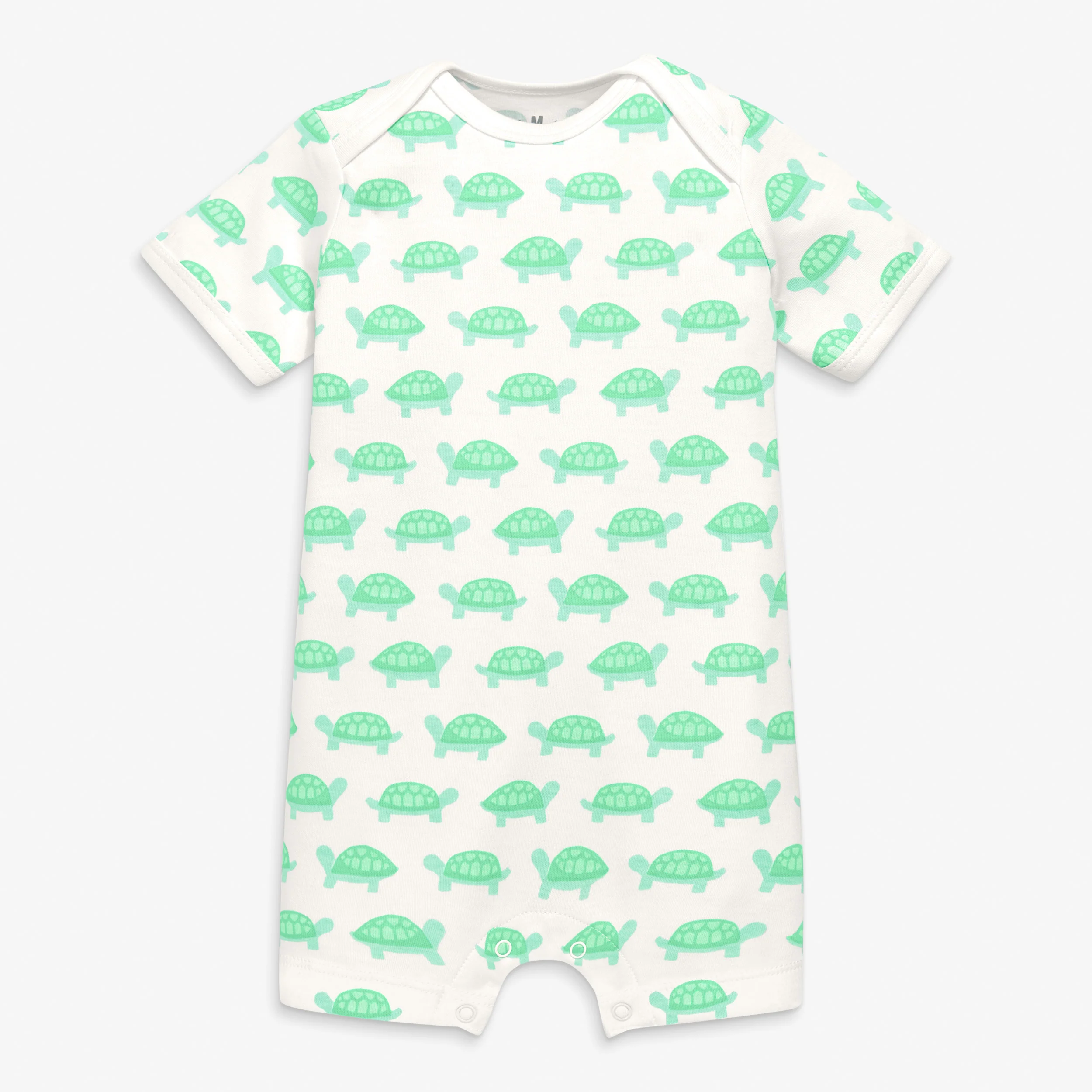 Organic animal friends babysuit shortie - Image 9