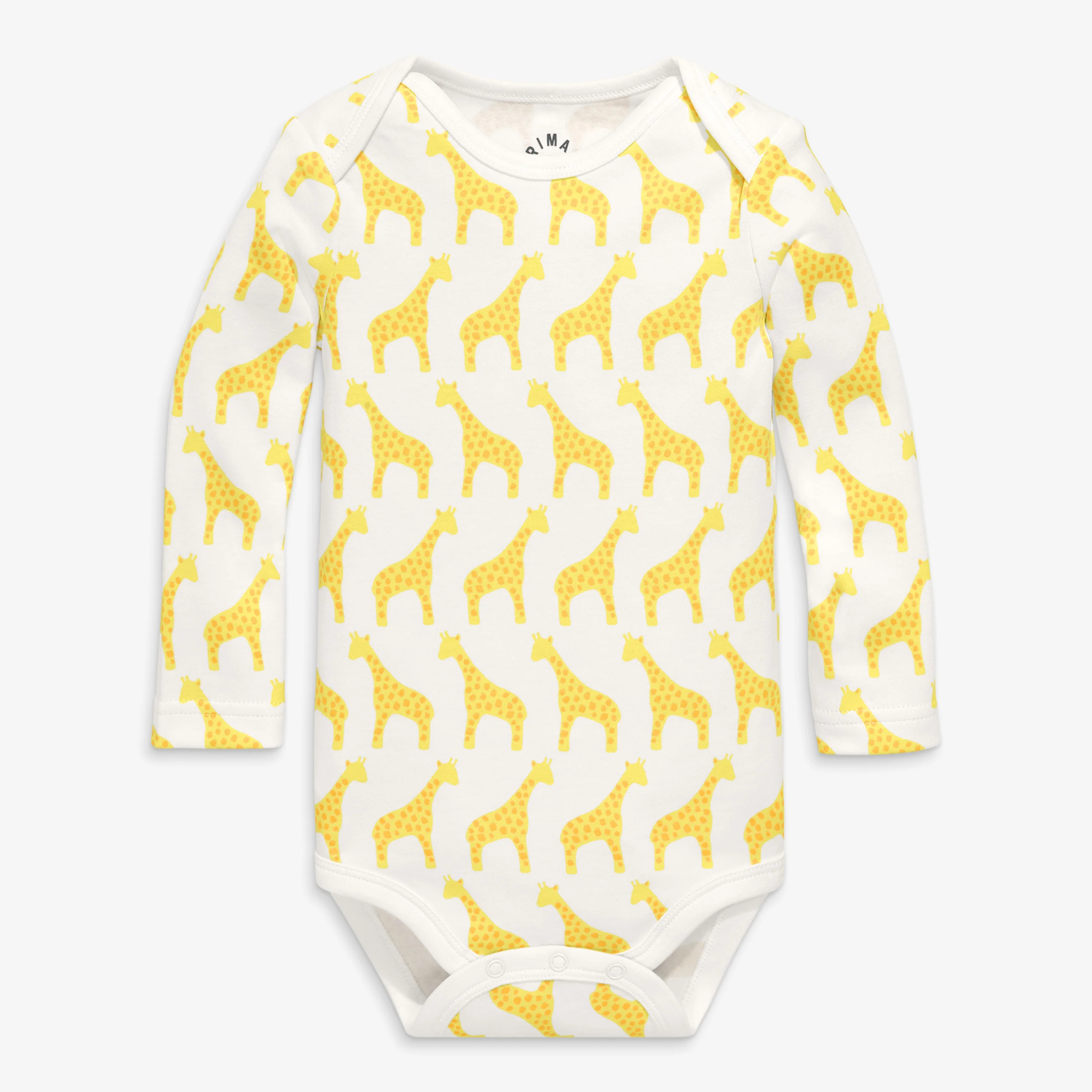 Organic long sleeve babysuit in animal friends - Image 2