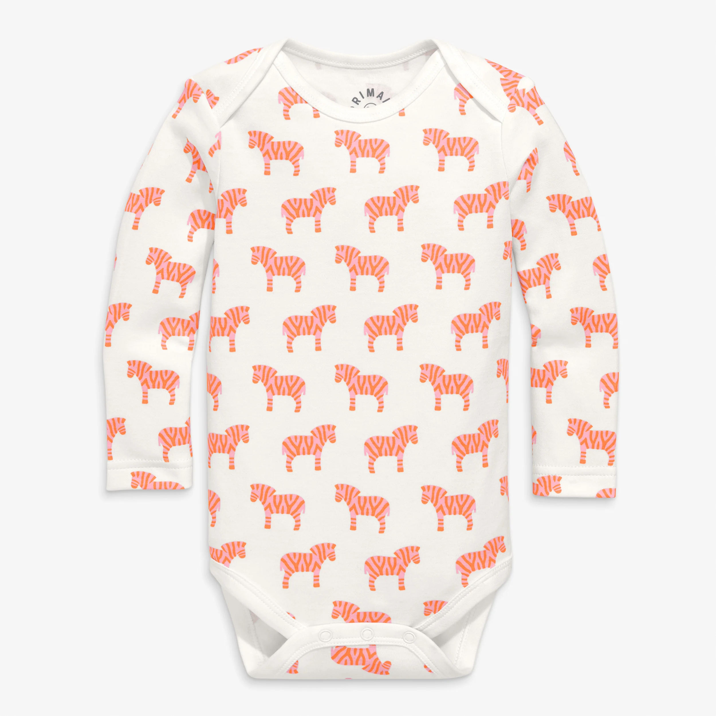 Organic long sleeve babysuit in animal friends - Image 3